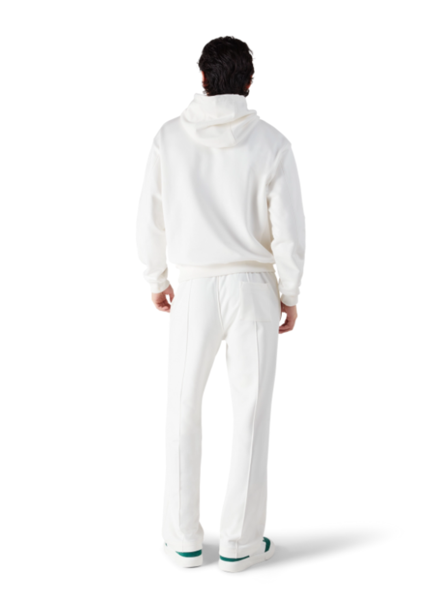 CASABLANCA Tennis Club Icon Pintuck Joggers White