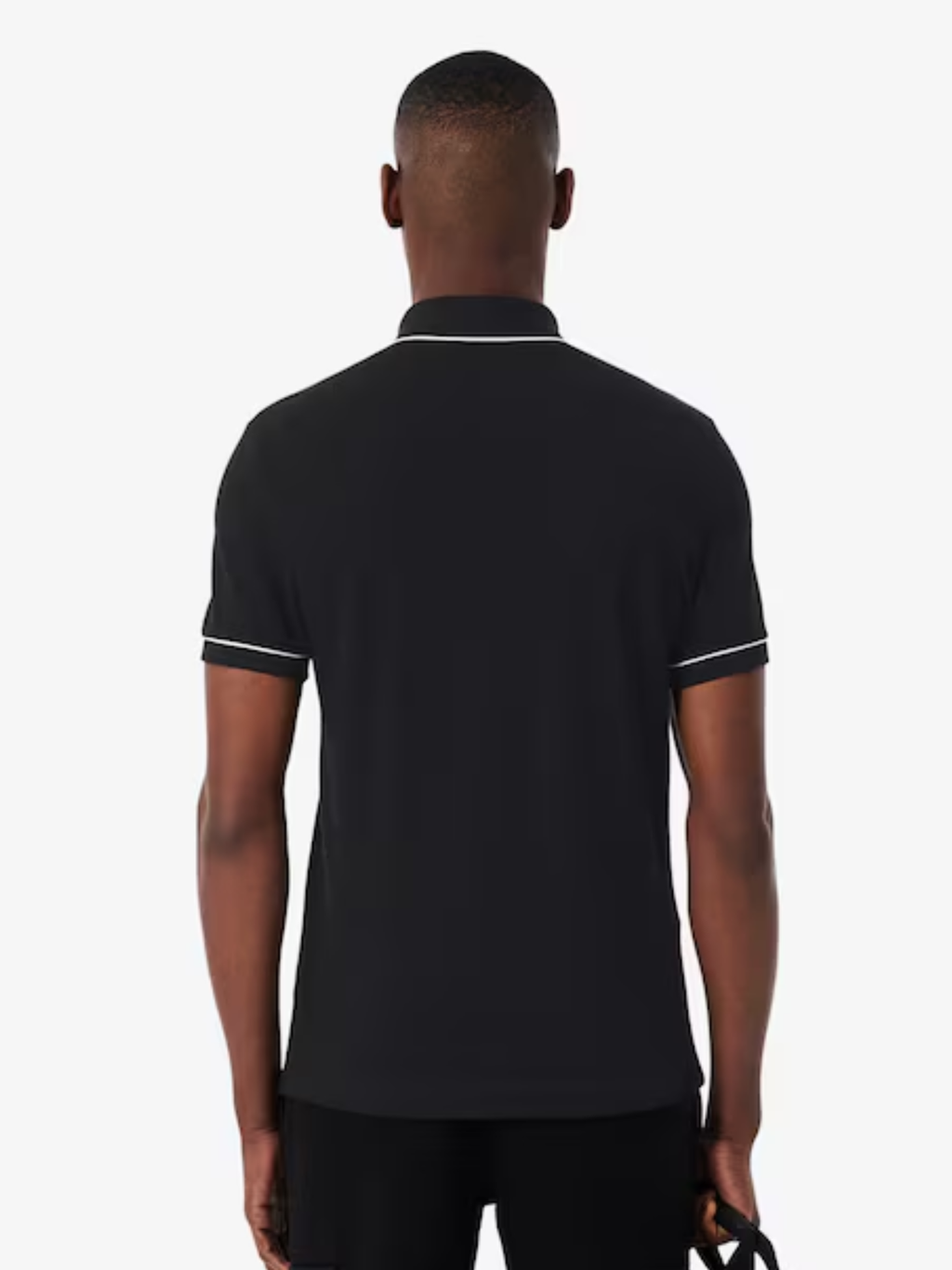 LACOSTE Regular Fit Paris Stretch Piqué Polo Shirt Black
