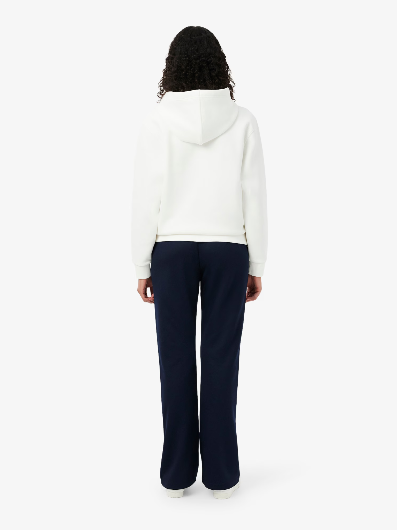 LACOSTE WOMEN Flared Pleated Sweatpants Midnight Blue