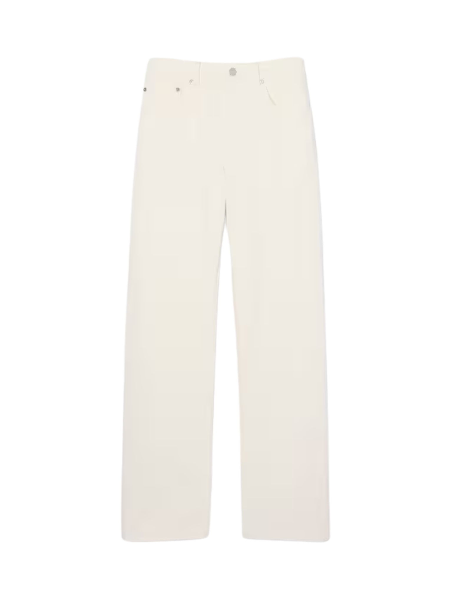LACOSTE 5 Pocket Straight Cut Jeans White