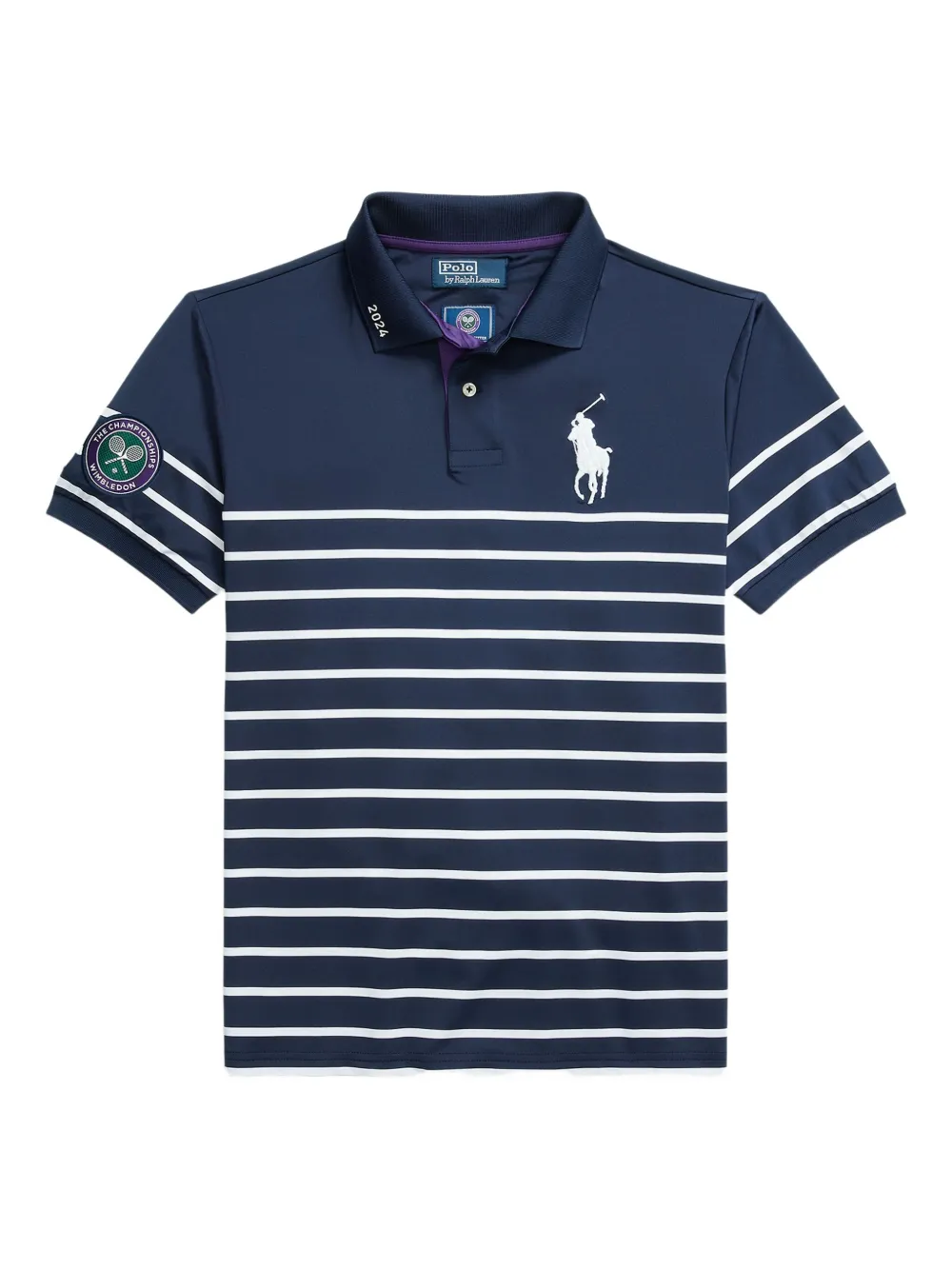 RALPH LAUREN Wimbledon Ballperson Polo Shirt Navy/White