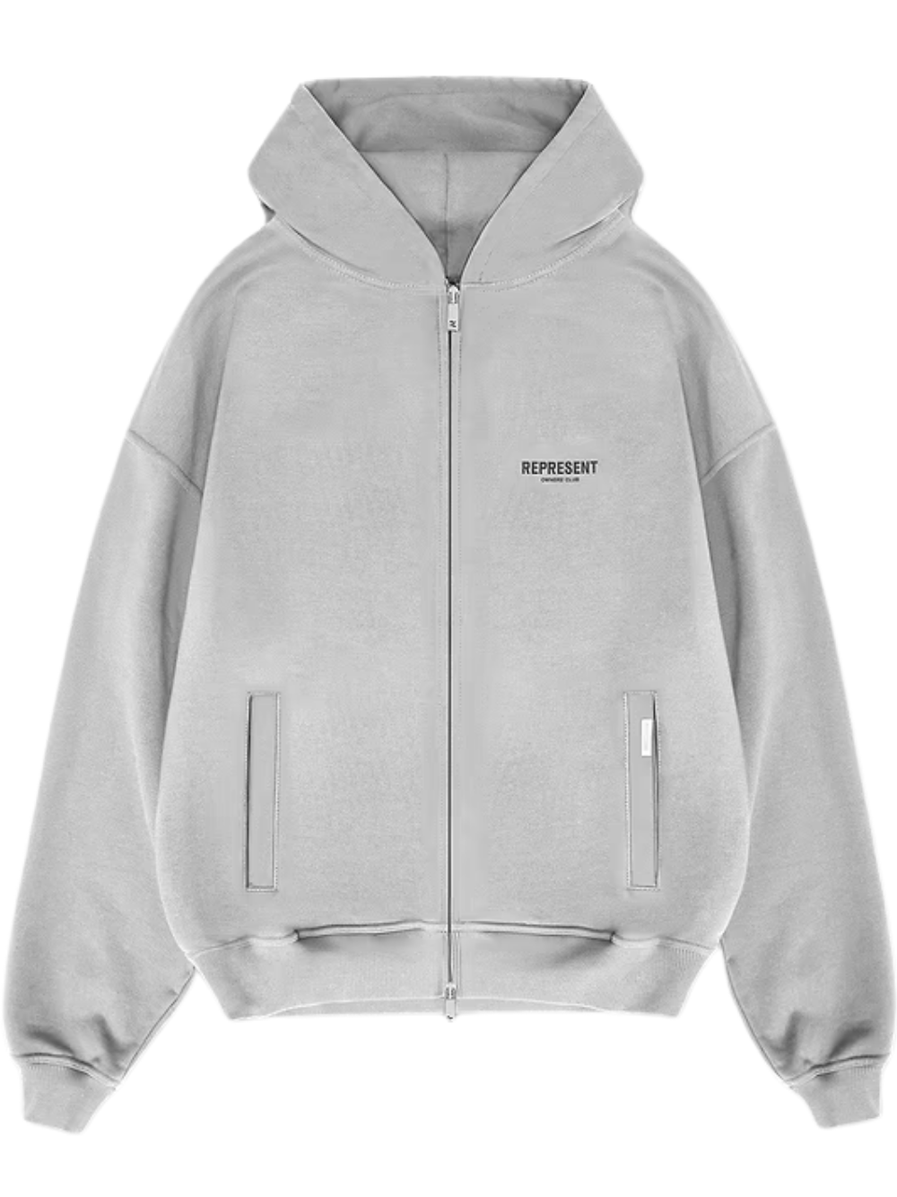 REPRESENT Owners Club Zip Hoodie Ash Grey