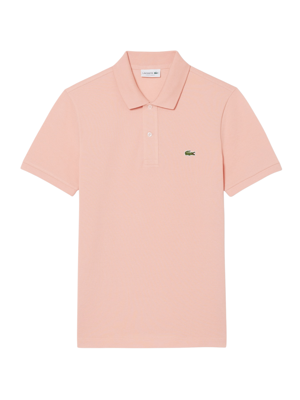 LACOSTE Slim Fit L.12.12 Original Polo Shirt Coral Pink