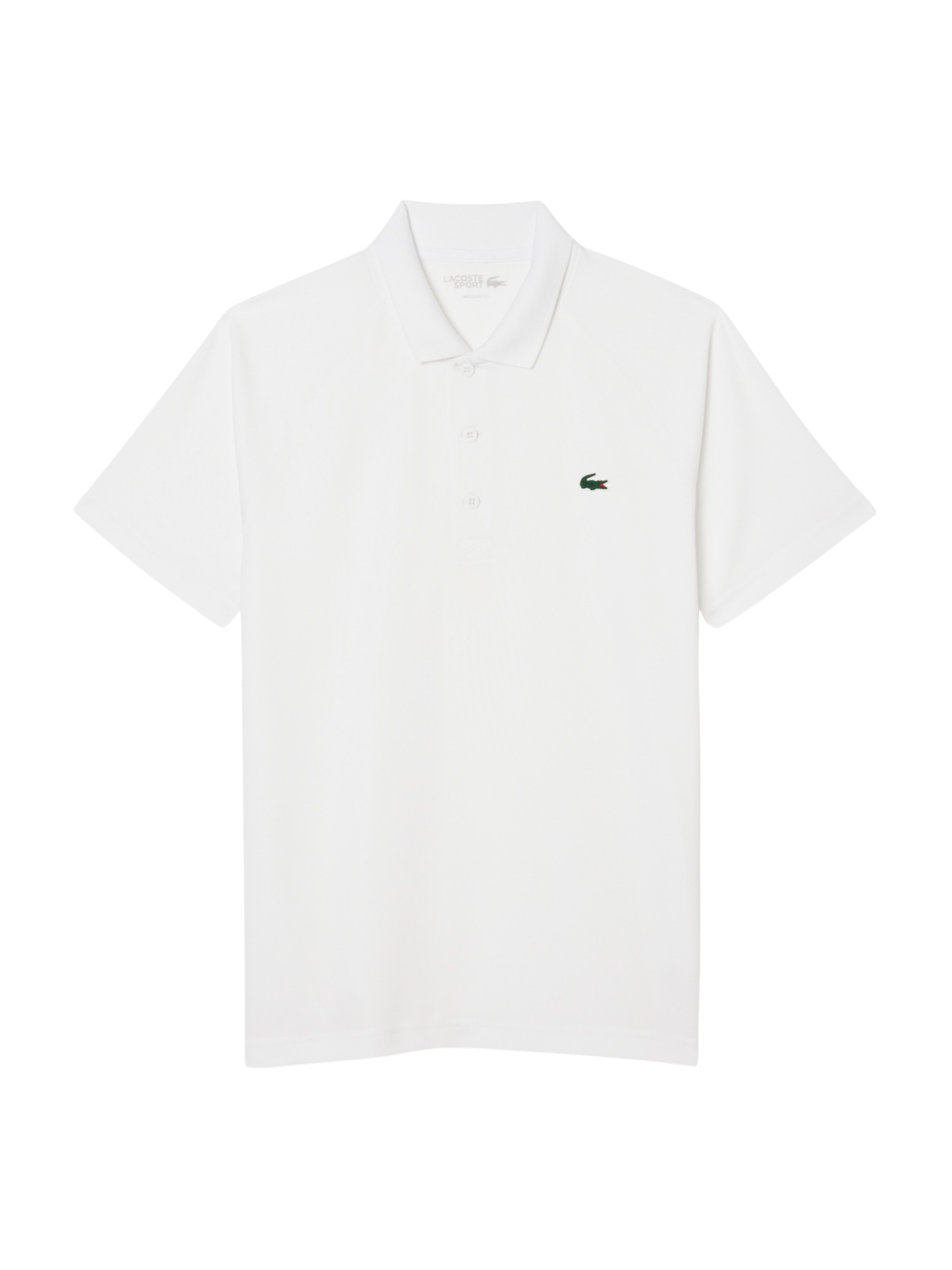 LACOSTE Regular Fit UV Protect Sport Polo Shirt White