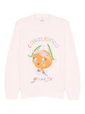 CASABLANCA WOMEN Kawaii Orange Sweatshirt Pink