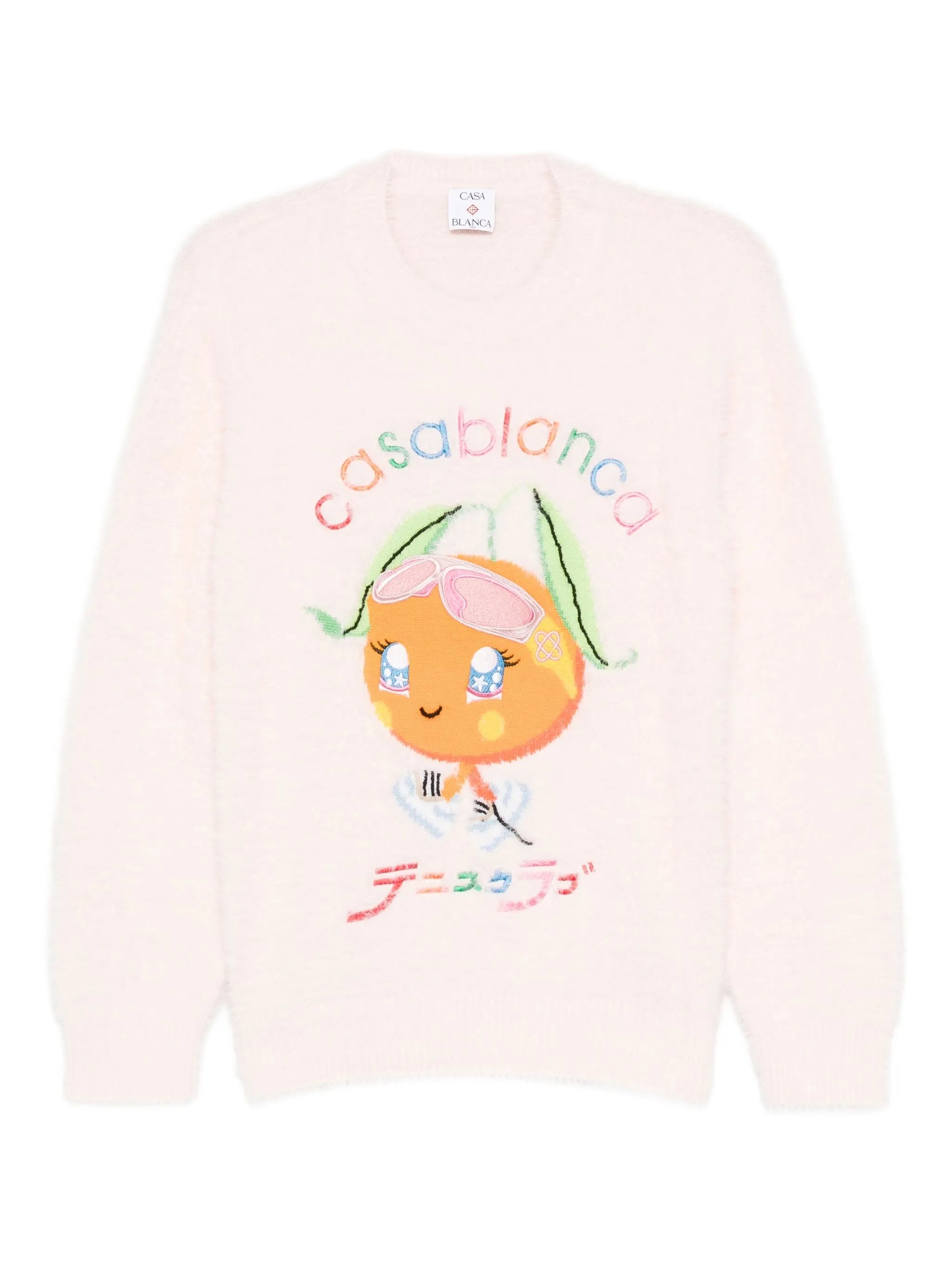 CASABLANCA WOMEN Kawaii Orange Sweatshirt Pink