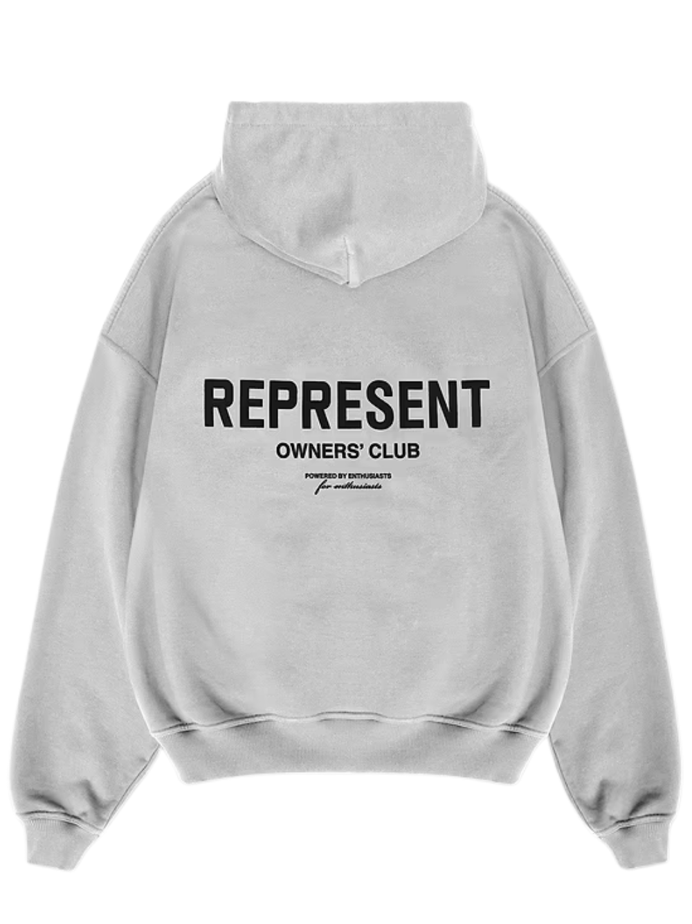 REPRESENT Owners Club Zip Hoodie Ash Grey