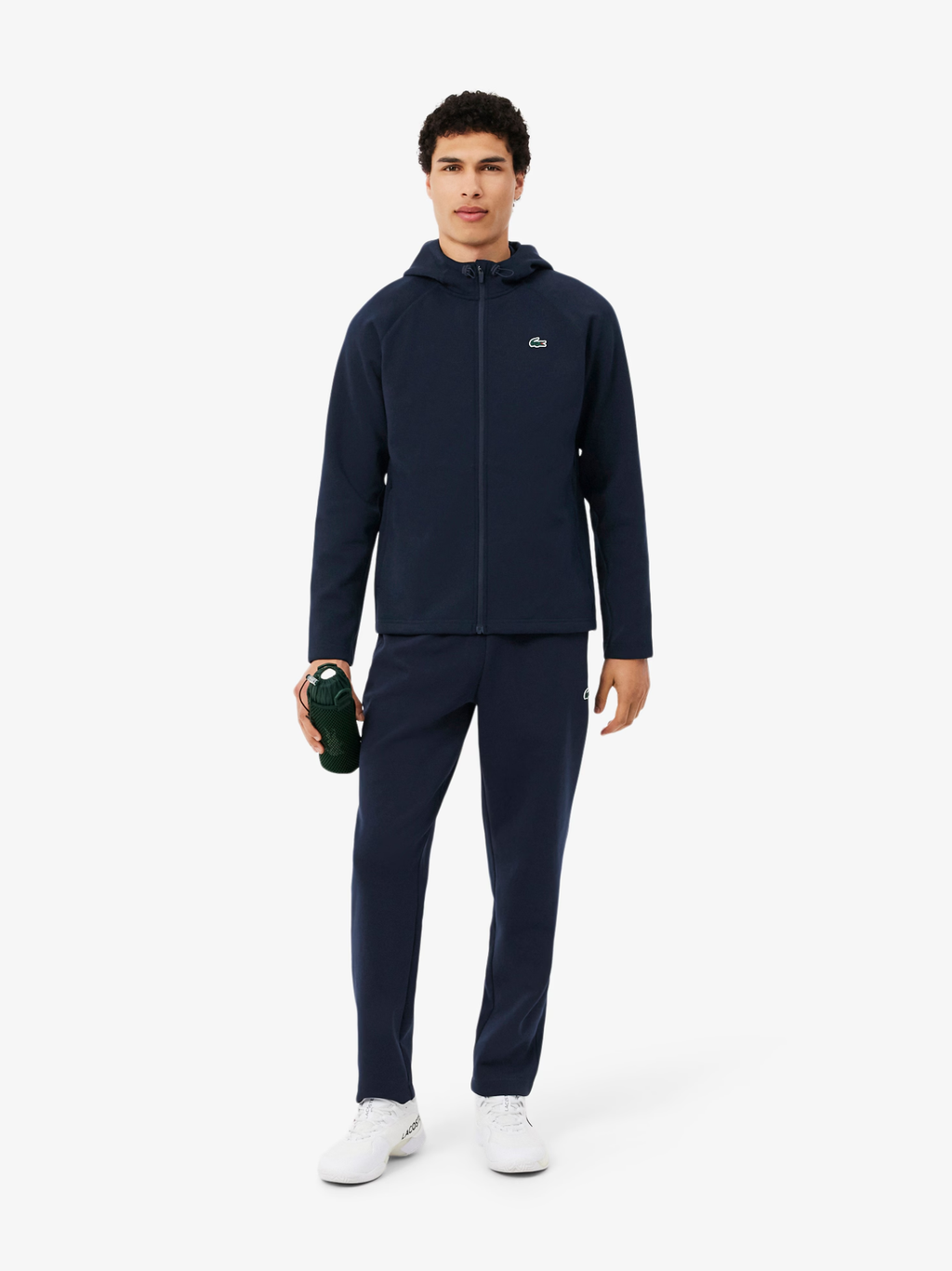 LACOSTE Sport Stretch Zipped Hoodie Midnight Blue