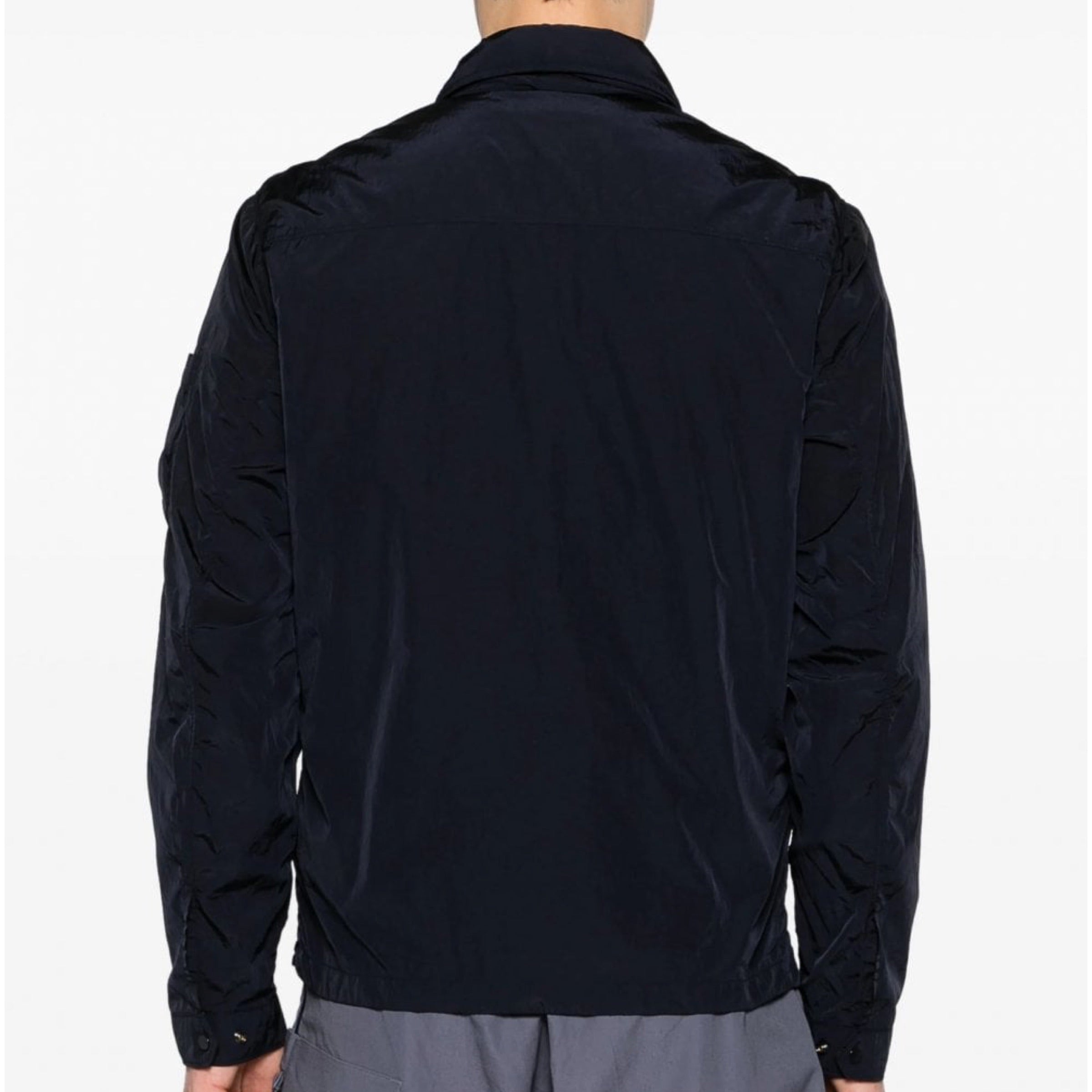 Cp Company Chrome-R Lens Overshirt in Navy