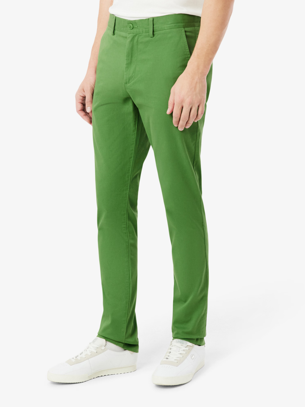 LACOSTE Slim Fit Stretch Twill Chino Pants Lime Green