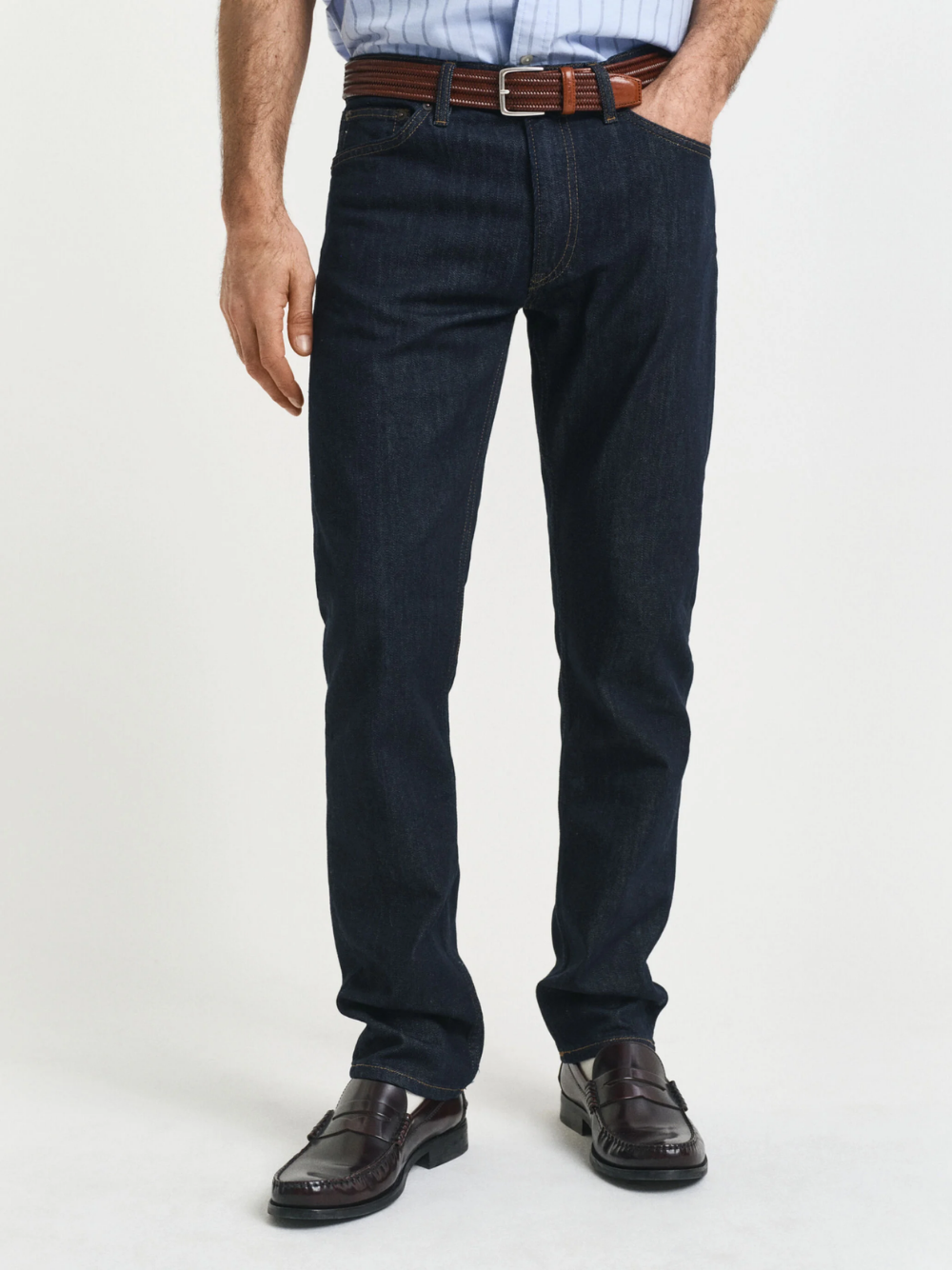 GANT Regular Fit Jeans Dark Blue
