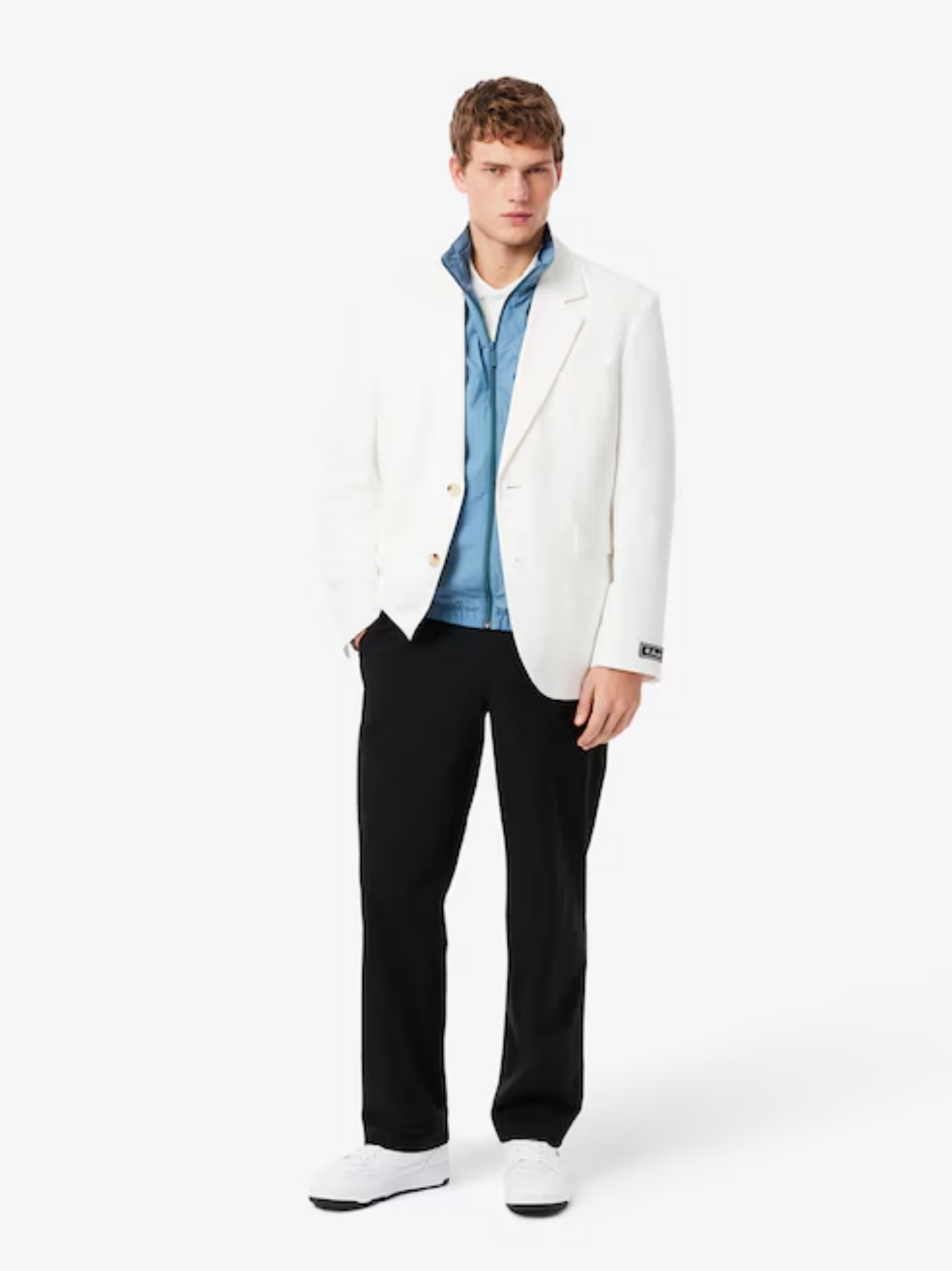 LACOSTE Linedrive Leather Sneakers White/Black