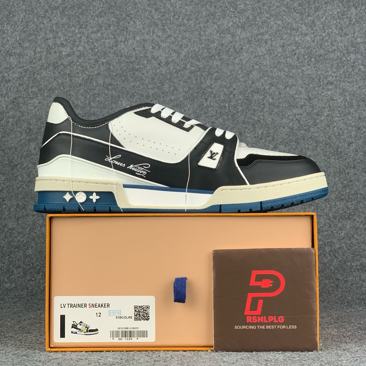 Louis Vuitton Trainer 'White Black Blue'