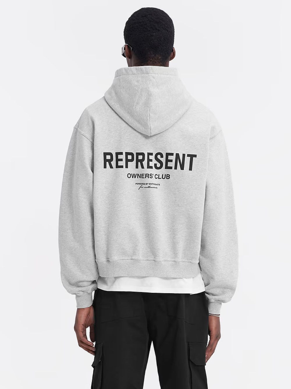 REPRESENT Owners Club Zip Hoodie Ash Grey