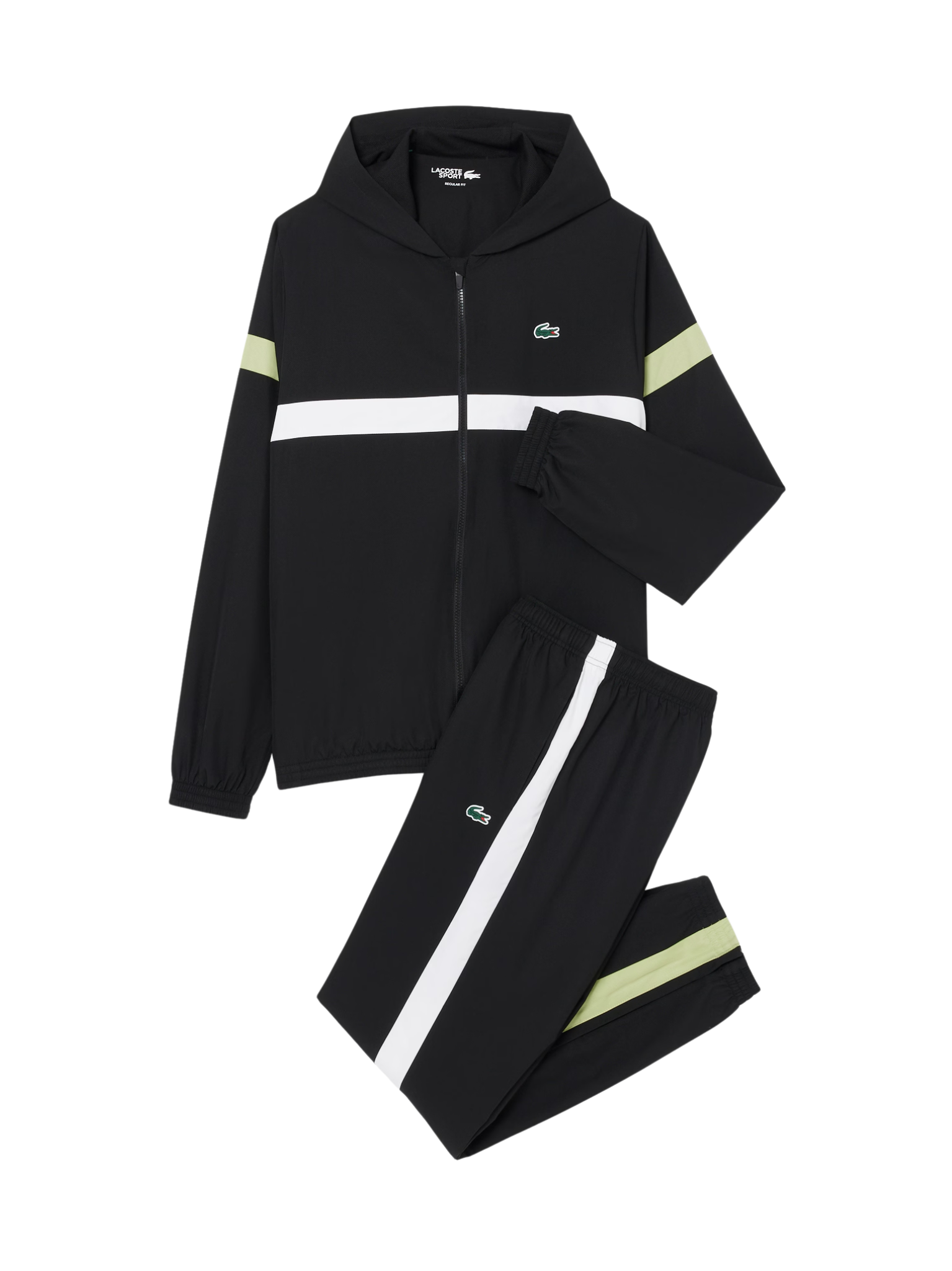 LACOSTE Sport Colour-Block Tracksuit Black