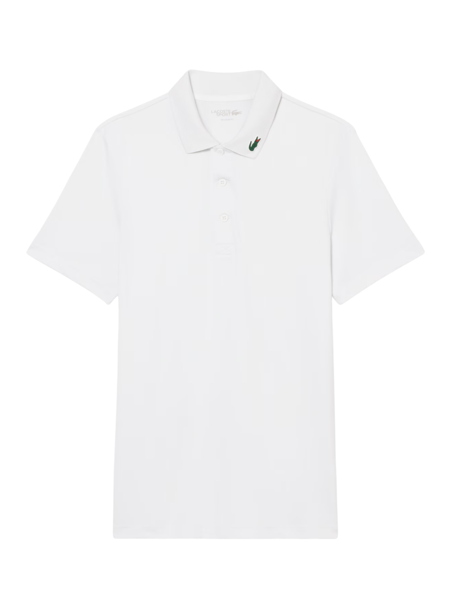 LACOSTE Ultra Dry Stretch Golf Polo Shirt White