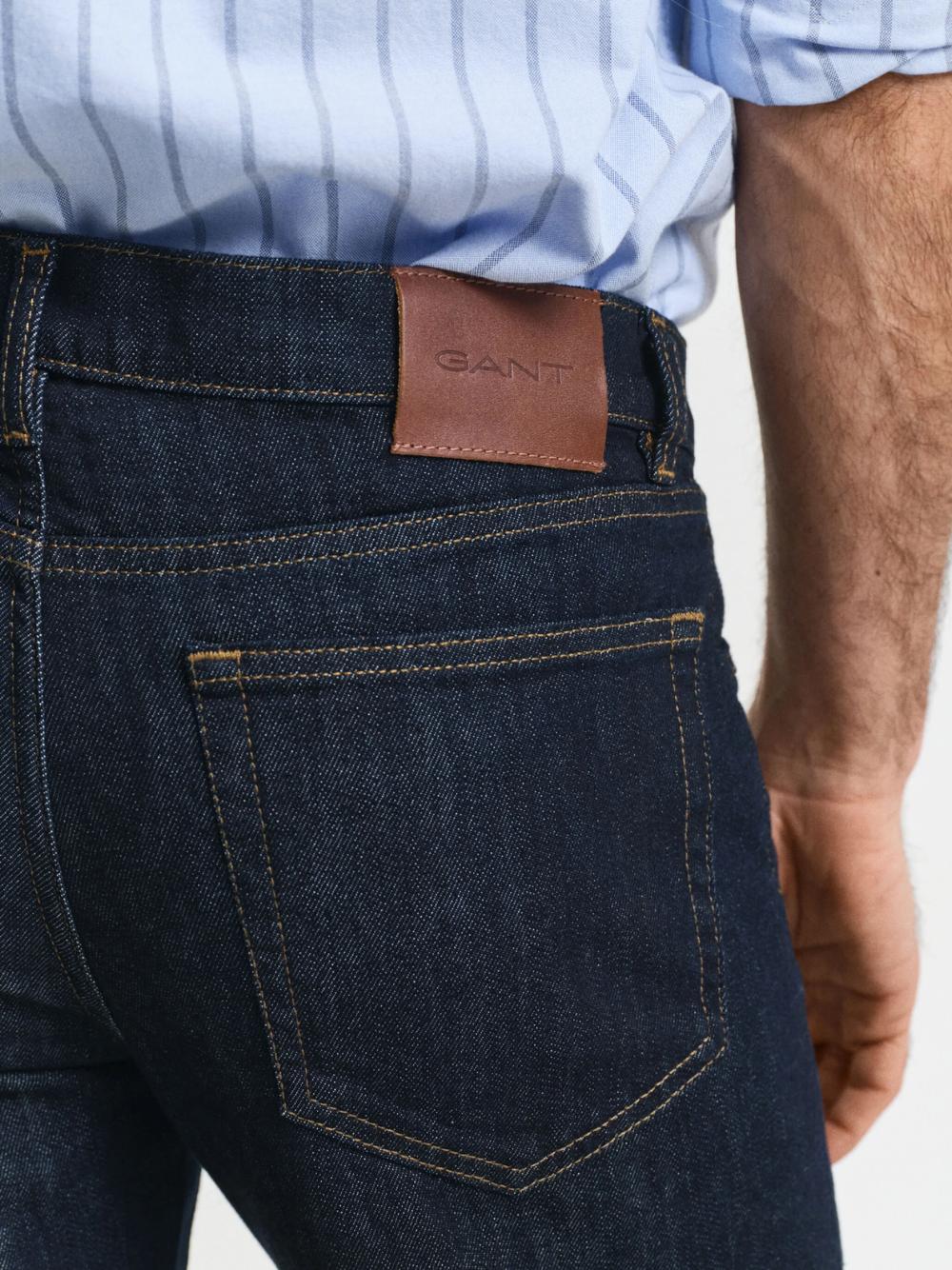 GANT Regular Fit Jeans Dark Blue