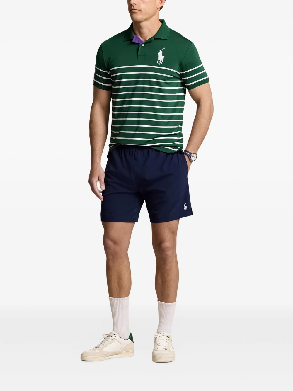 RALPH LAUREN Wimbledon Ballperson Polo Shirt Northwest Pine