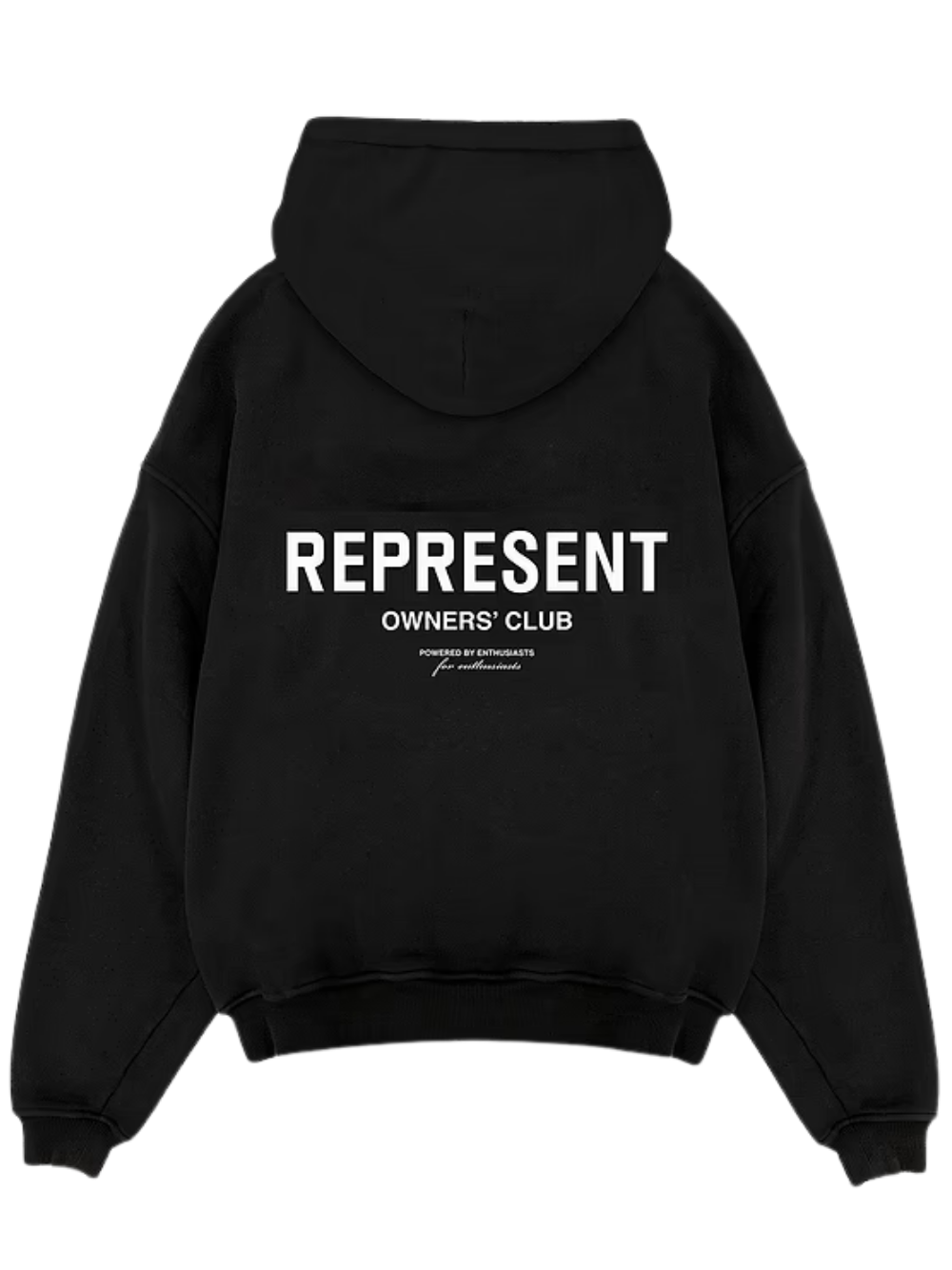 REPRESENT Owners Club Zip Hoodie Black