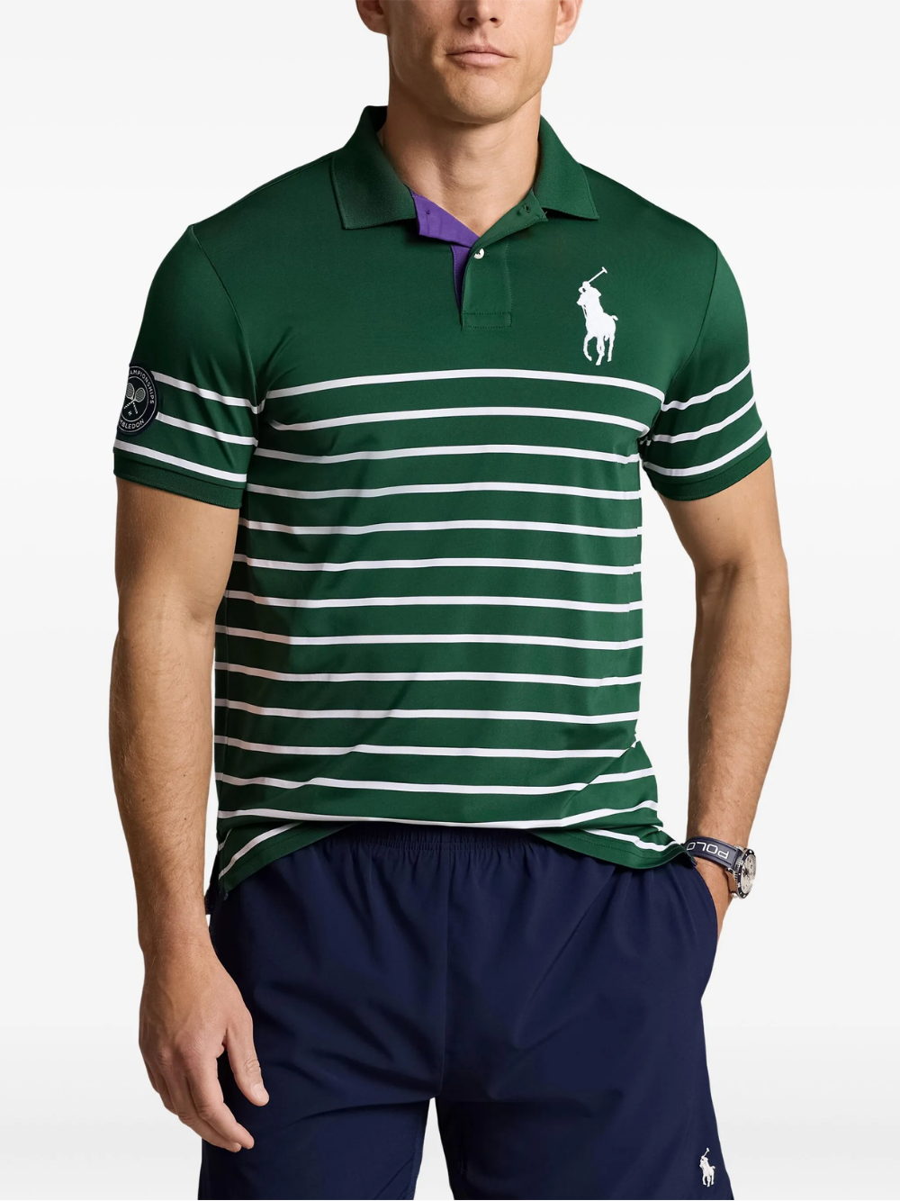 RALPH LAUREN Wimbledon Ballperson Polo Shirt Northwest Pine