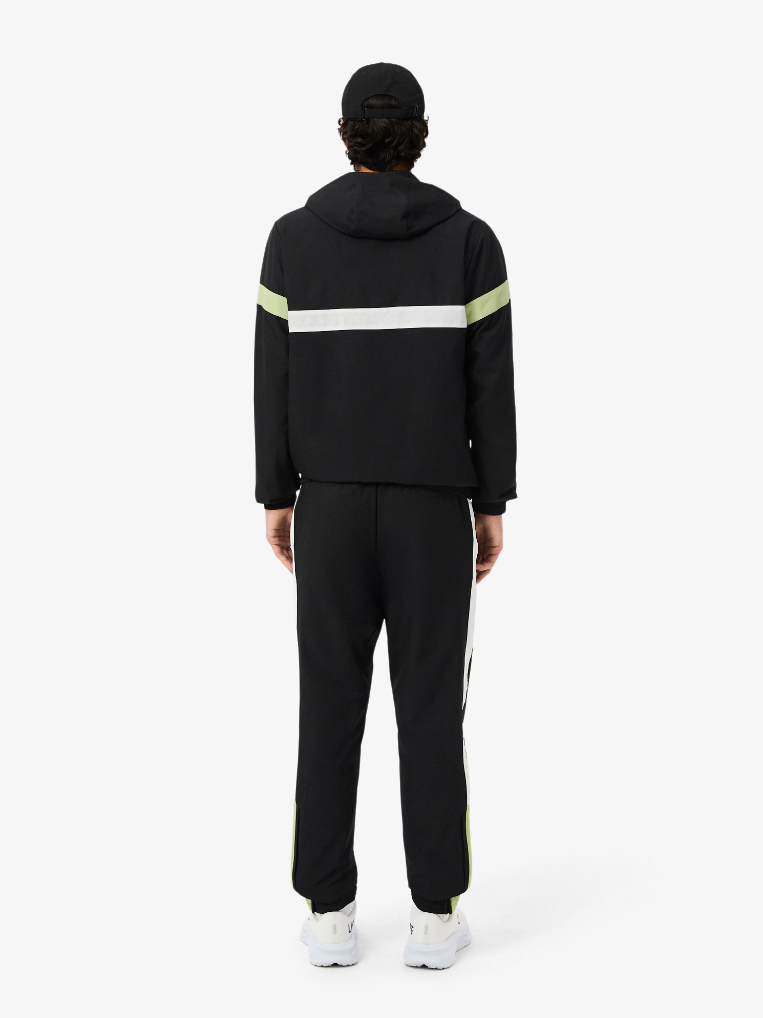 LACOSTE Sport Colour-Block Tracksuit Black