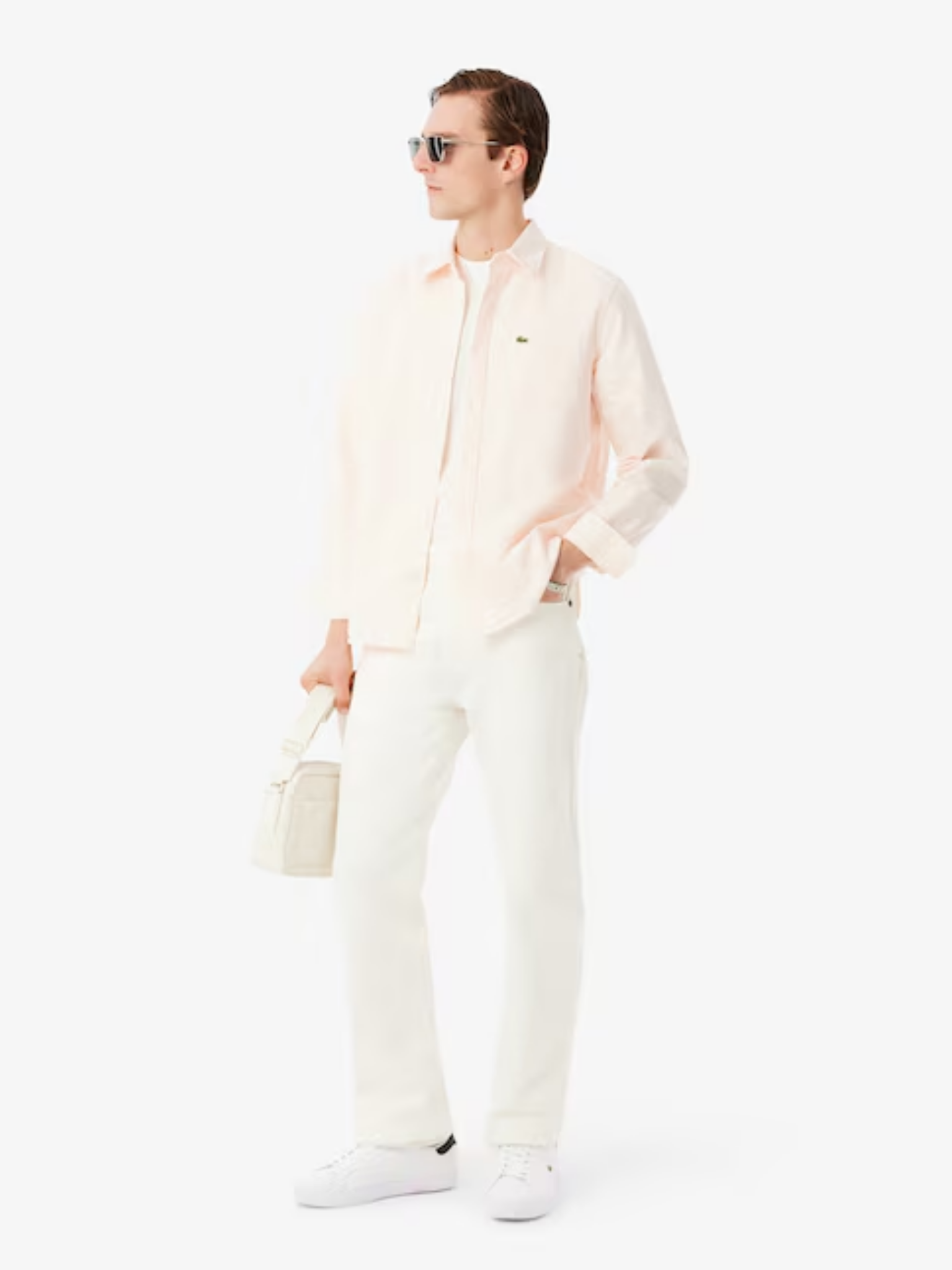 LACOSTE Powercourt Leather Sneakers White