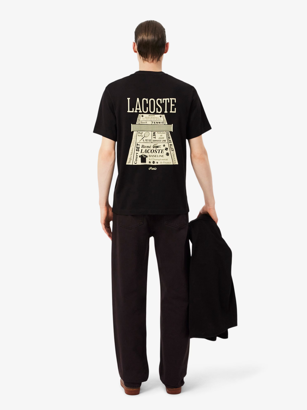 LACOSTE 5 Pocket Straight Cut Denim Jeans Brown