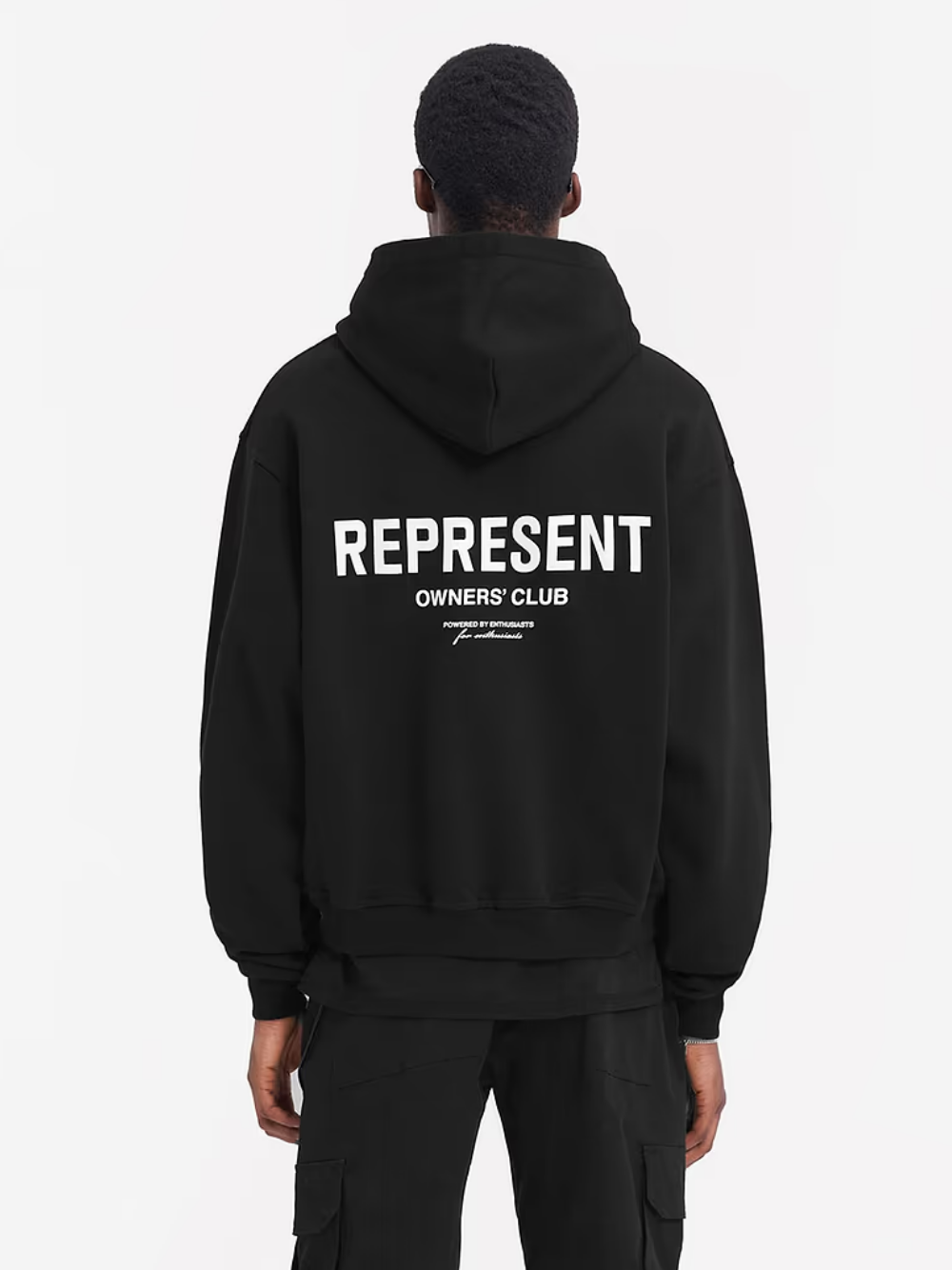 REPRESENT Owners Club Zip Hoodie Black
