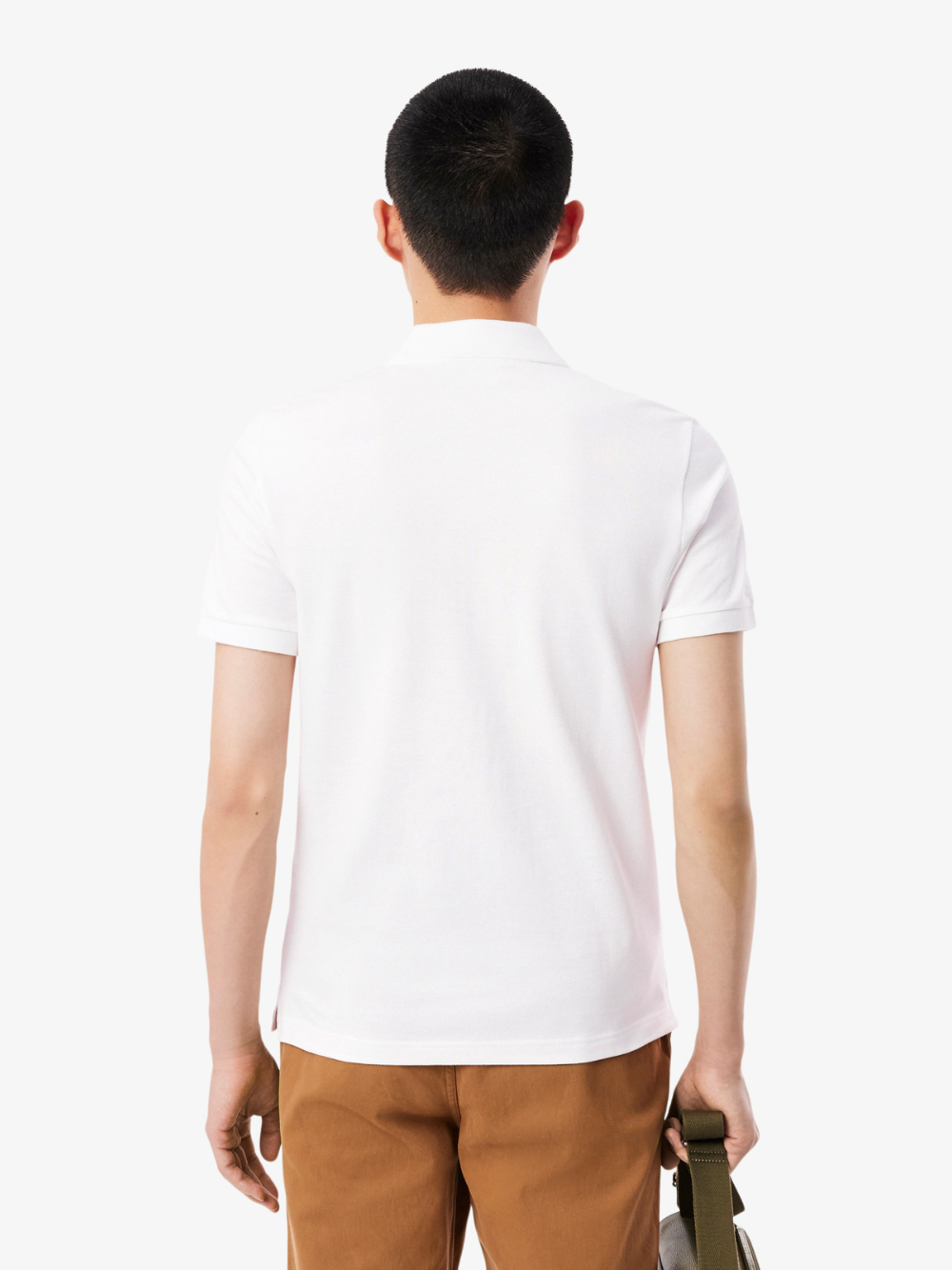 LACOSTE Slim Fit L.12.12 Piqué Polo Shirt White