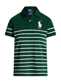 RALPH LAUREN WOMEN Wimbledon Tailored Fit Greensperson Polo Northwest Pine/White