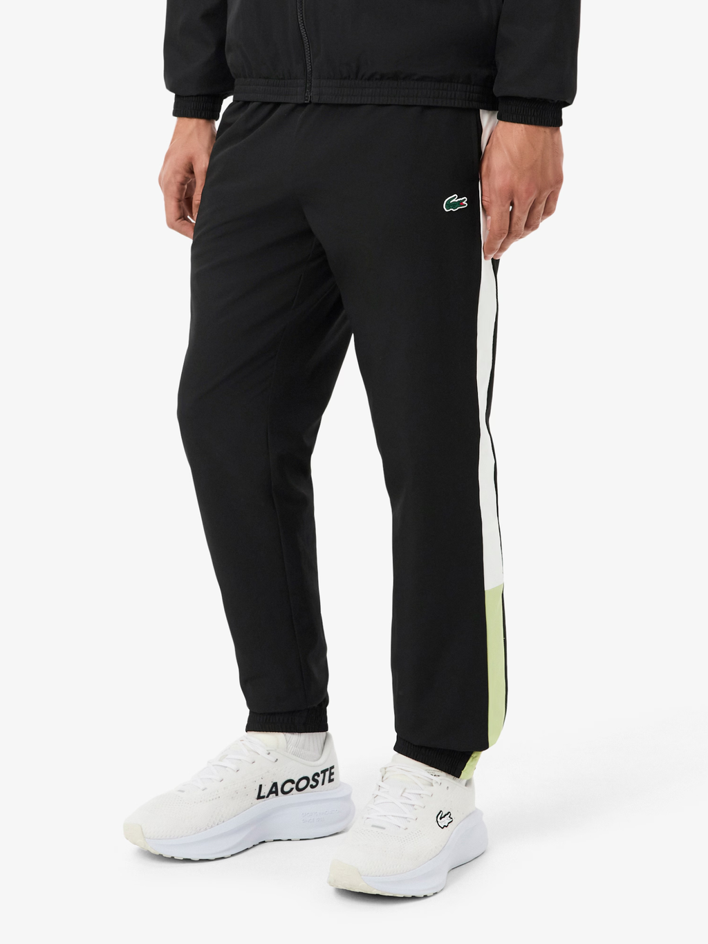 LACOSTE Sport Colour-Block Tracksuit Black