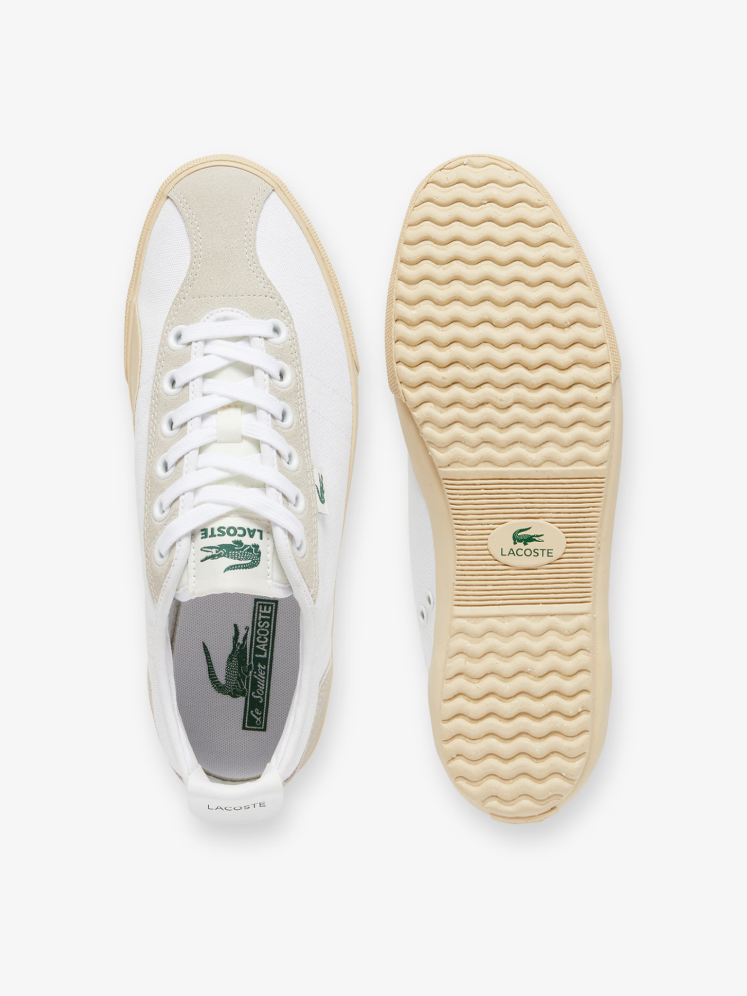 LACOSTE Backslam Sneakers White/Tan