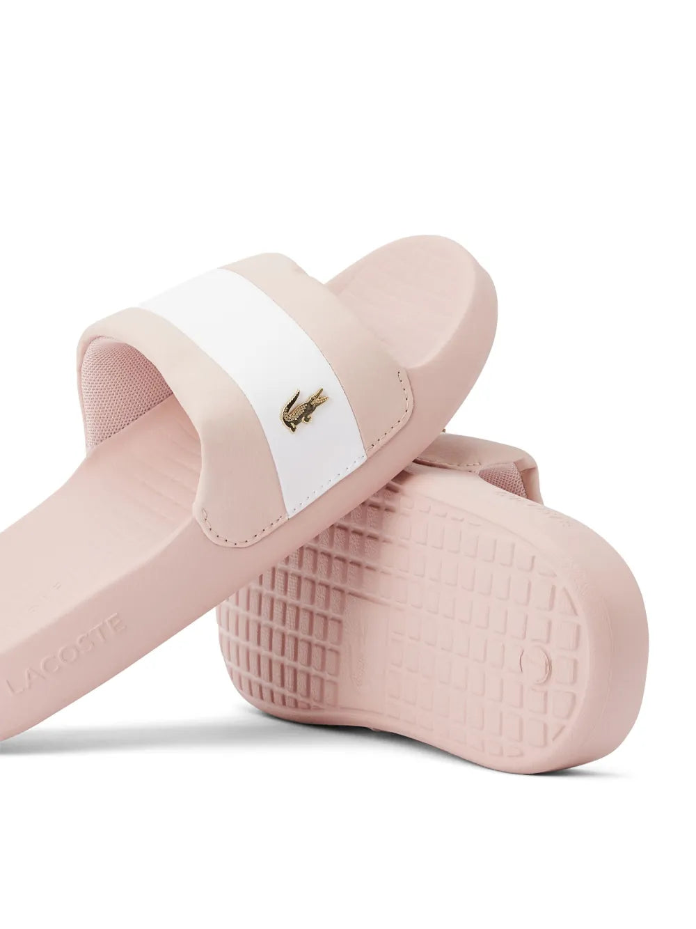 LACOSTE WOMEN Serve Hybrid Slides Pink