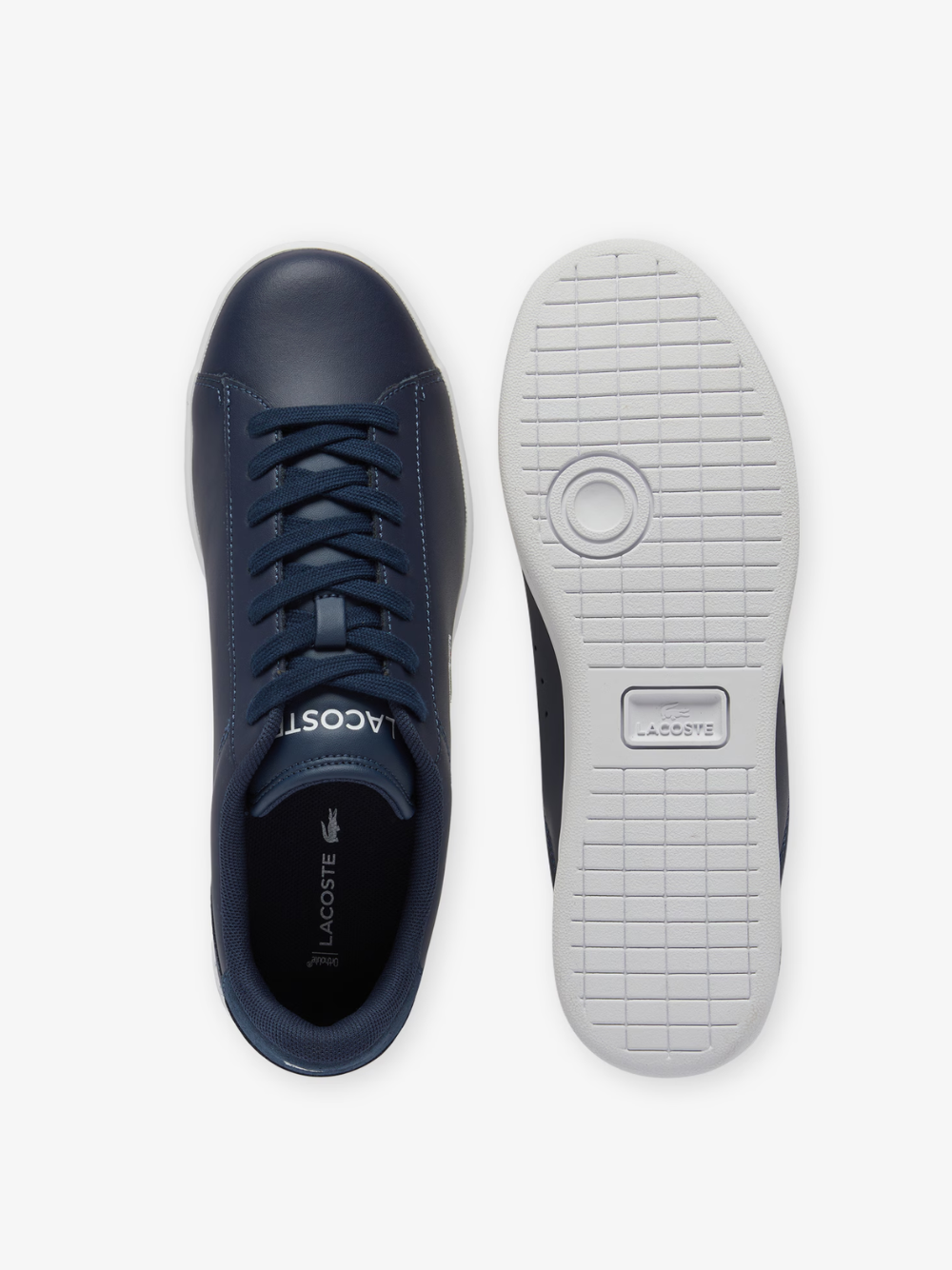 LACOSTE Carnaby Set Leather Sneakers Navy/White