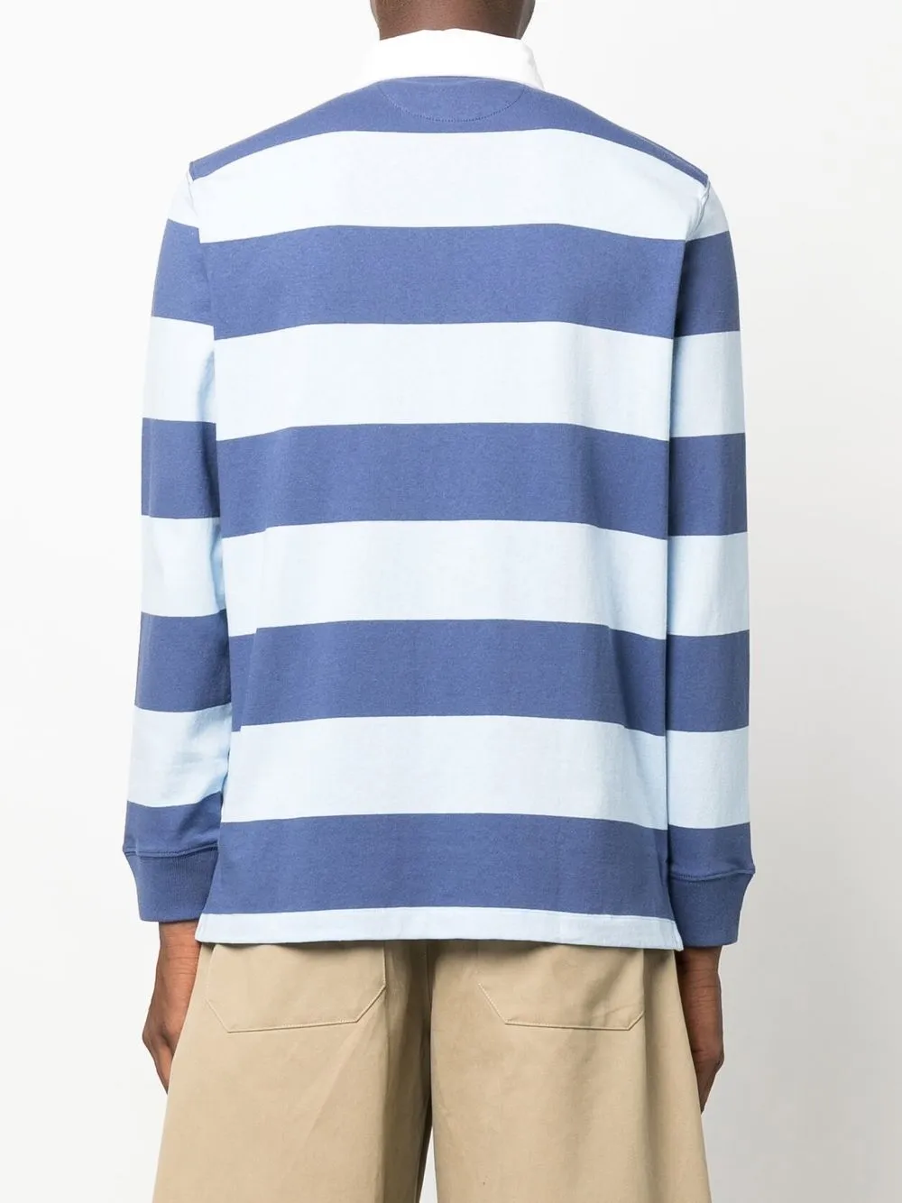 RALPH LAUREN The Iconic Rugby Shirt Light Navy/Office Blue