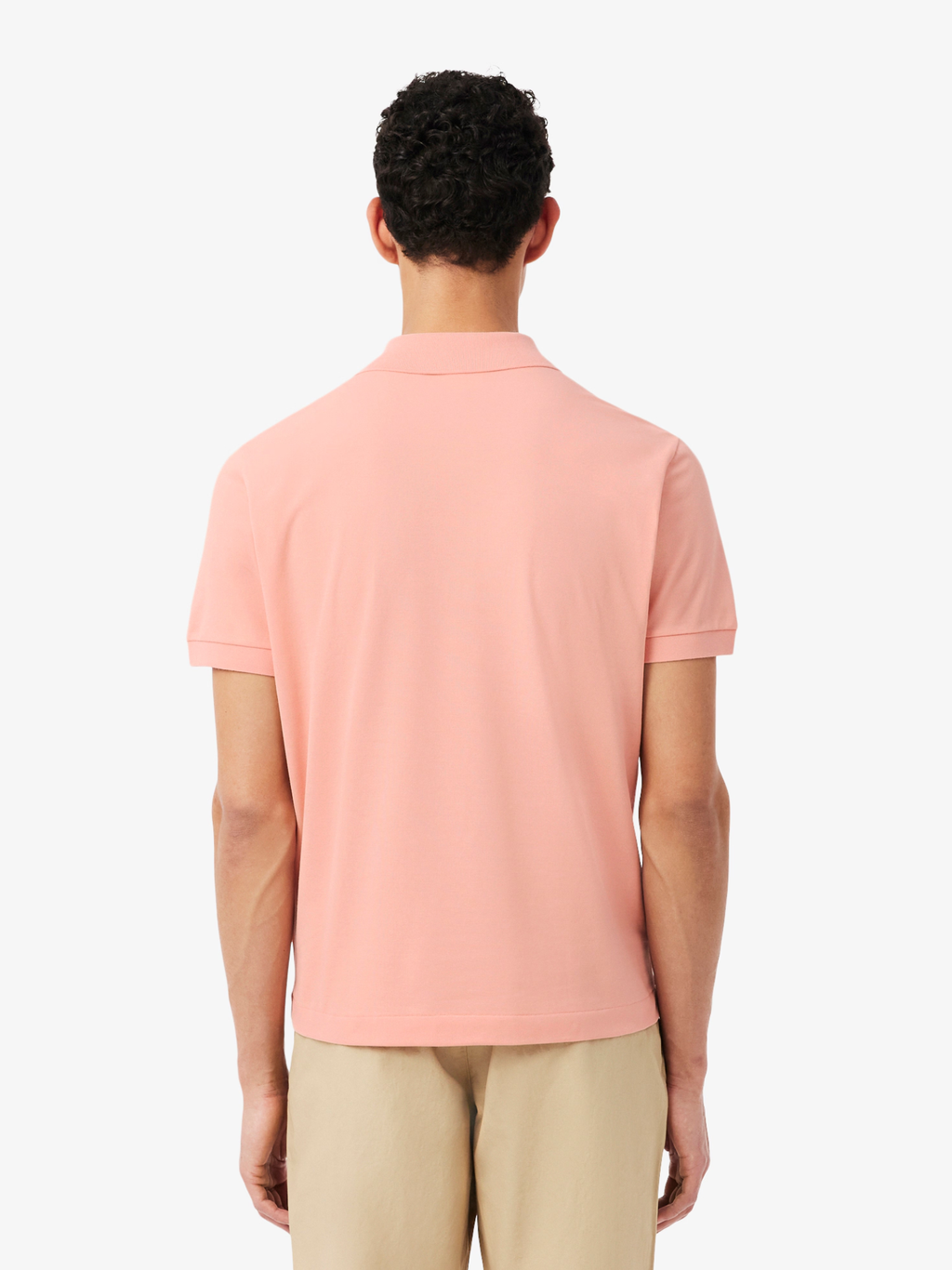 LACOSTE Classic Fit L.12.12 LIGHT Polo Shirt Coral Pink