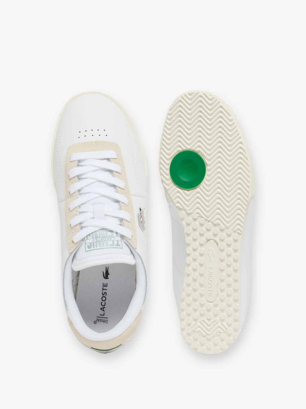 LACOSTE WOMEN Aura Leather Sneakers White/Off-White