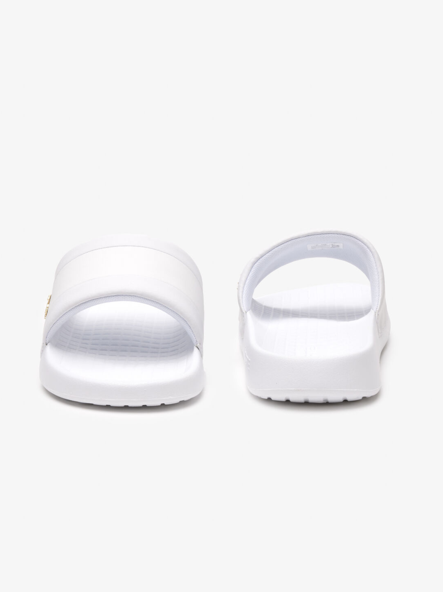LACOSTE Serve Slide Hybrid Slides White/Gold