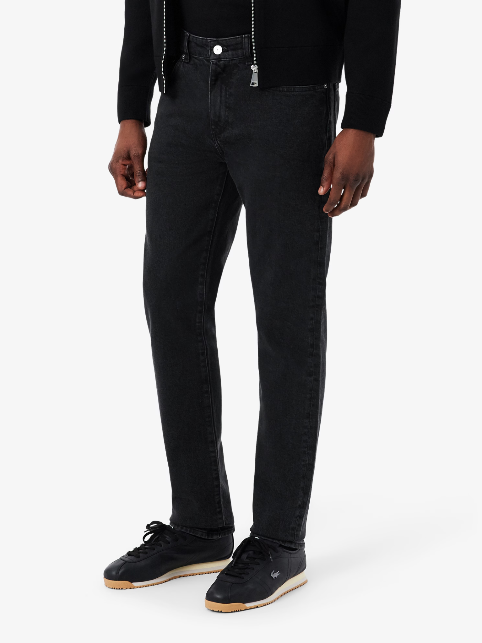 LACOSTE 5 Pocket Slim Fit Indigo Jeans Black