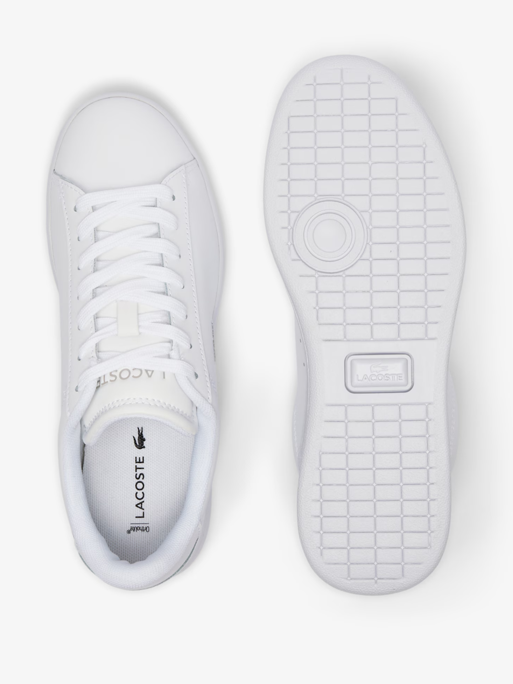 LACOSTE WOMEN Carnaby Set Leather Sneakers White