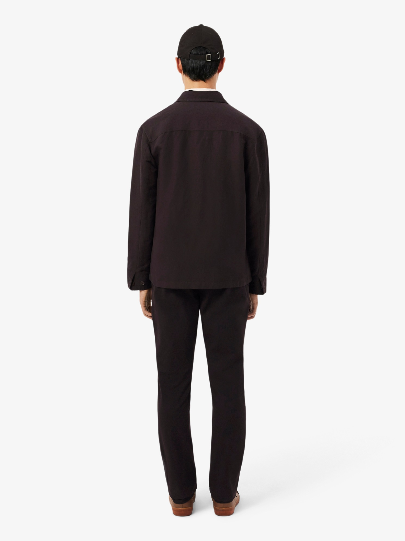 LACOSTE Slim Fit Stretch Twill Chino Pants Brown