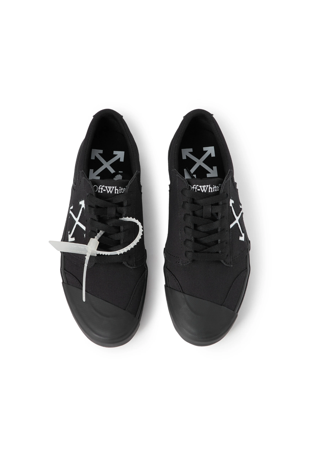 OFF WHITE MENS Vulcanized Undercut Sneakers Black/White