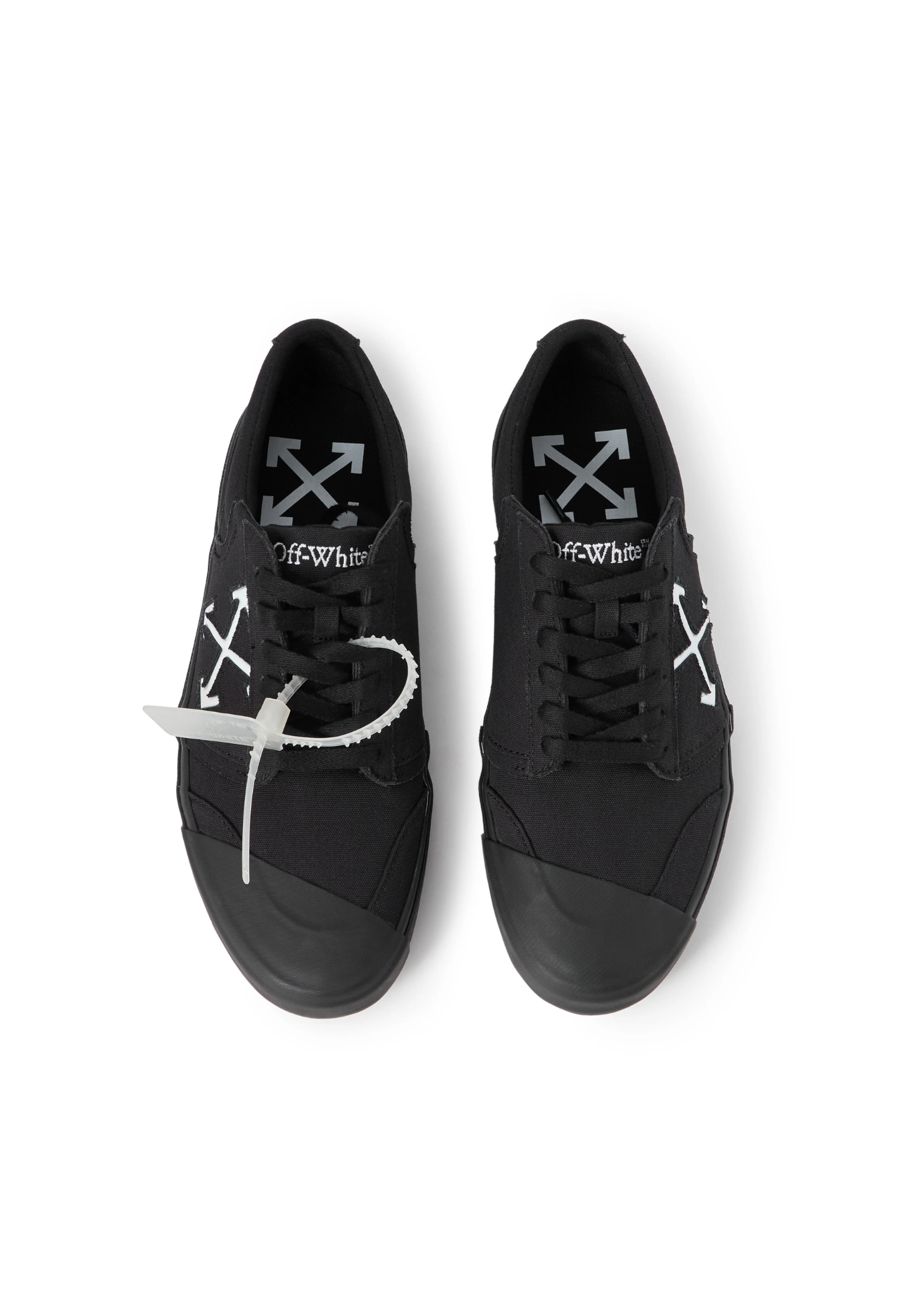 OFF WHITE MENS Vulcanized Undercut Sneakers Black/White