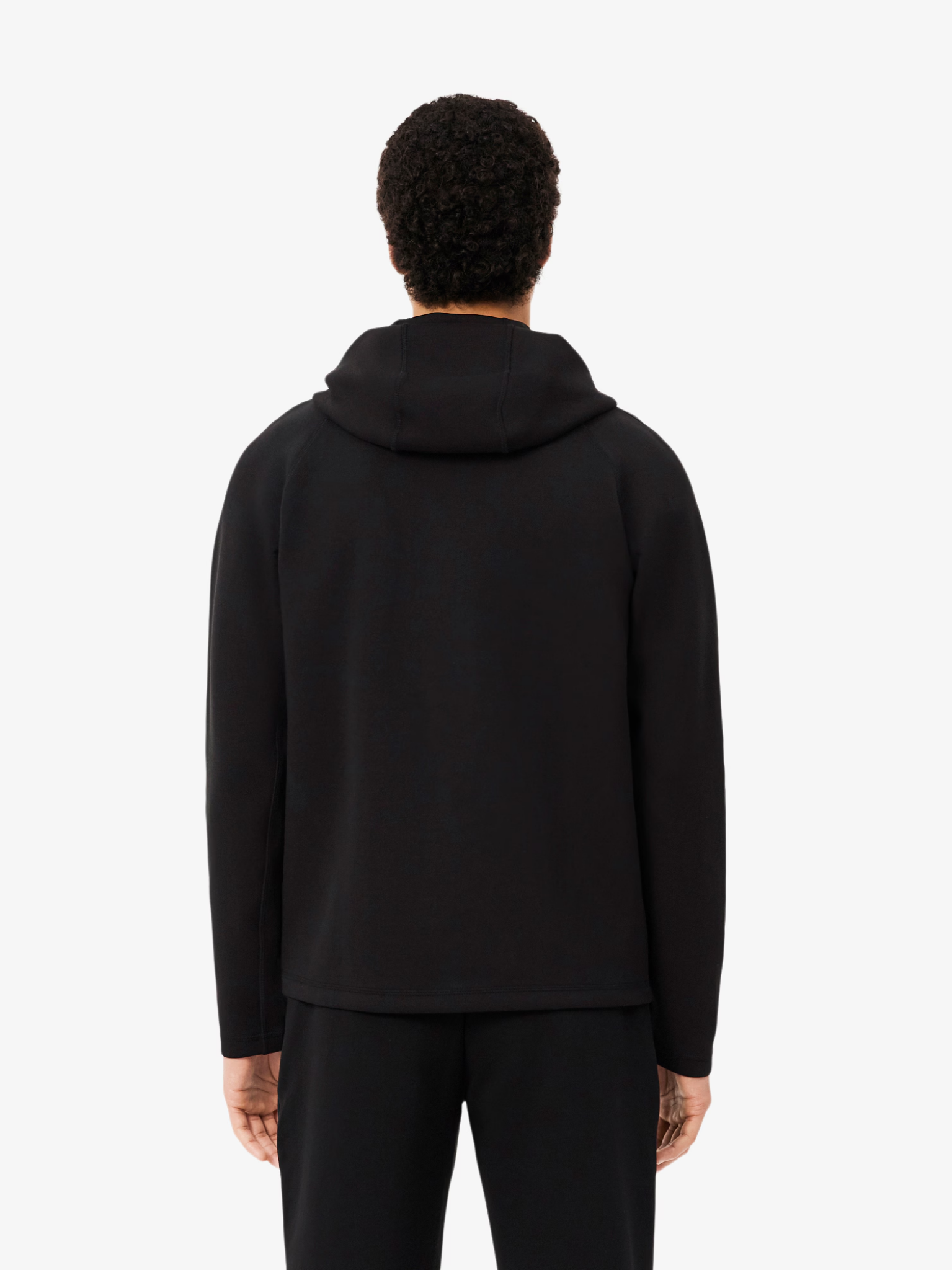 LACOSTE Sport Stretch Zipped Hoodie Black