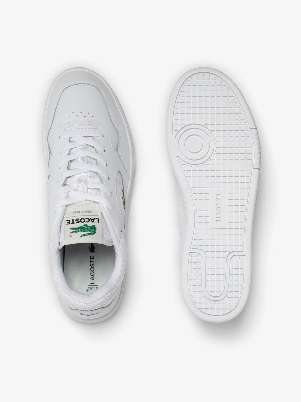LACOSTE Lineset Leather Sneakers White/White