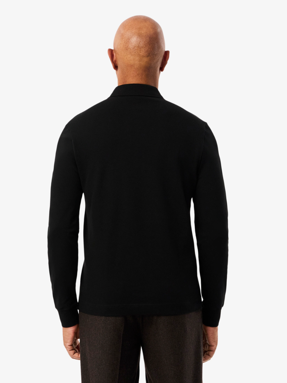 LACOSTE Regular Fit Paris Stretch Piqué Polo Shirt Black