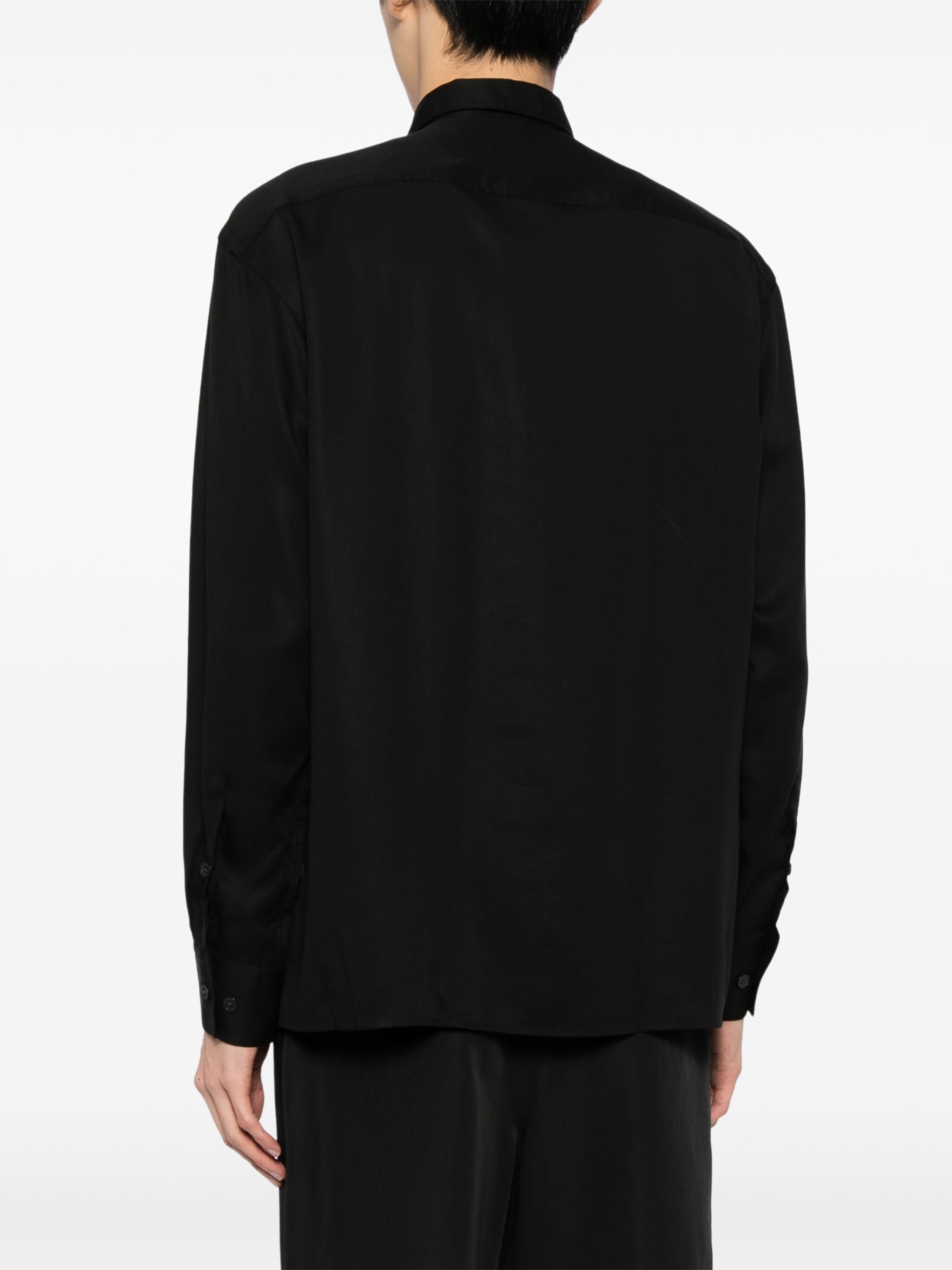 BOSS C-Cory Long Sleeve Cotton Shirt Black