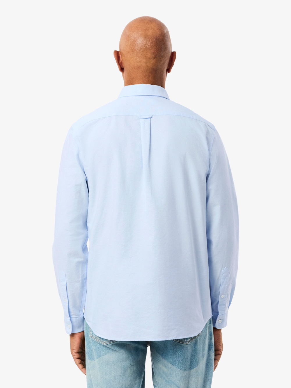 LACOSTE Regular Fit Oxford Shirt Light Blue