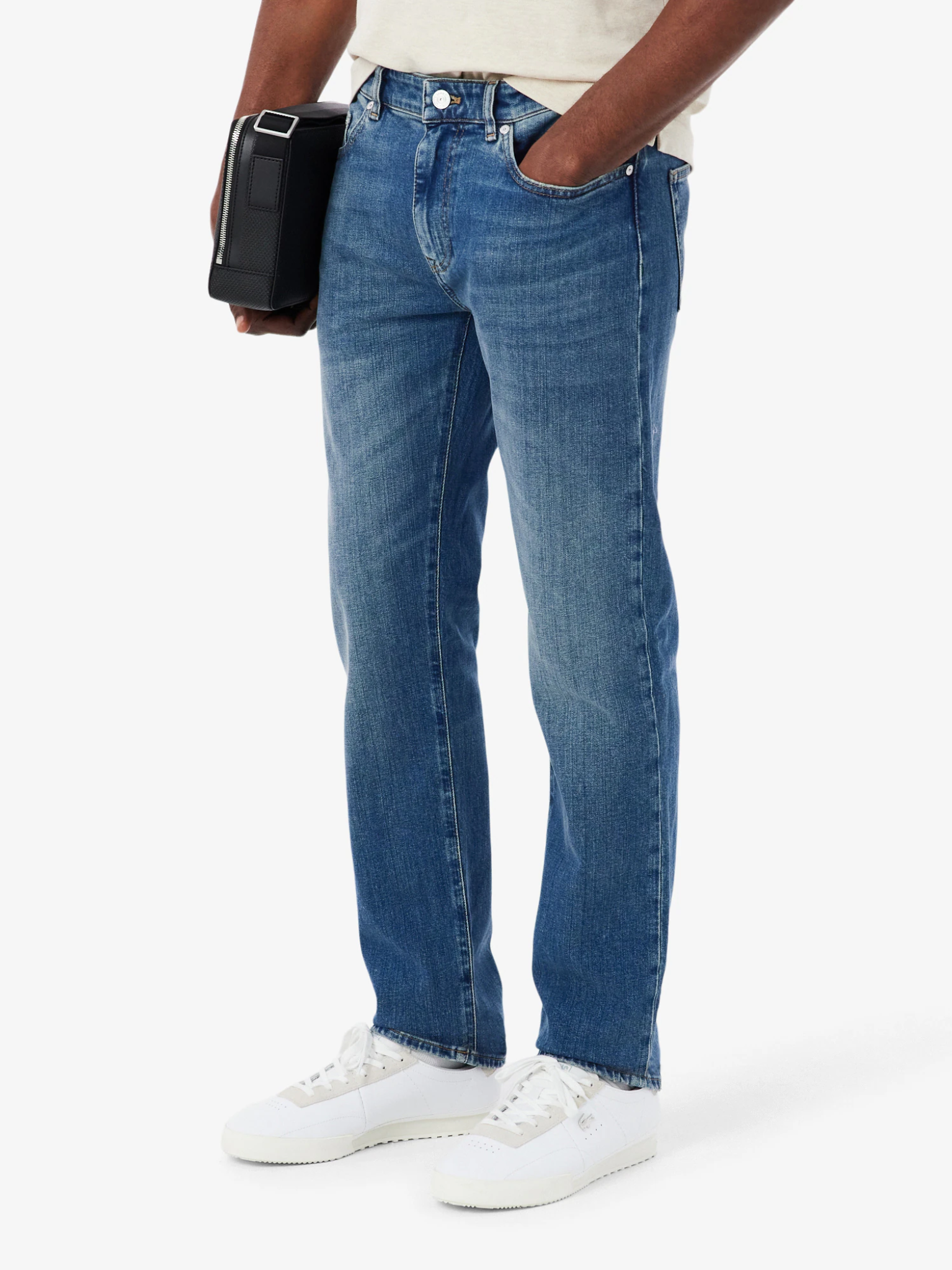 LACOSTE 5 Pocket Slim Fit Indigo Jeans Blue
