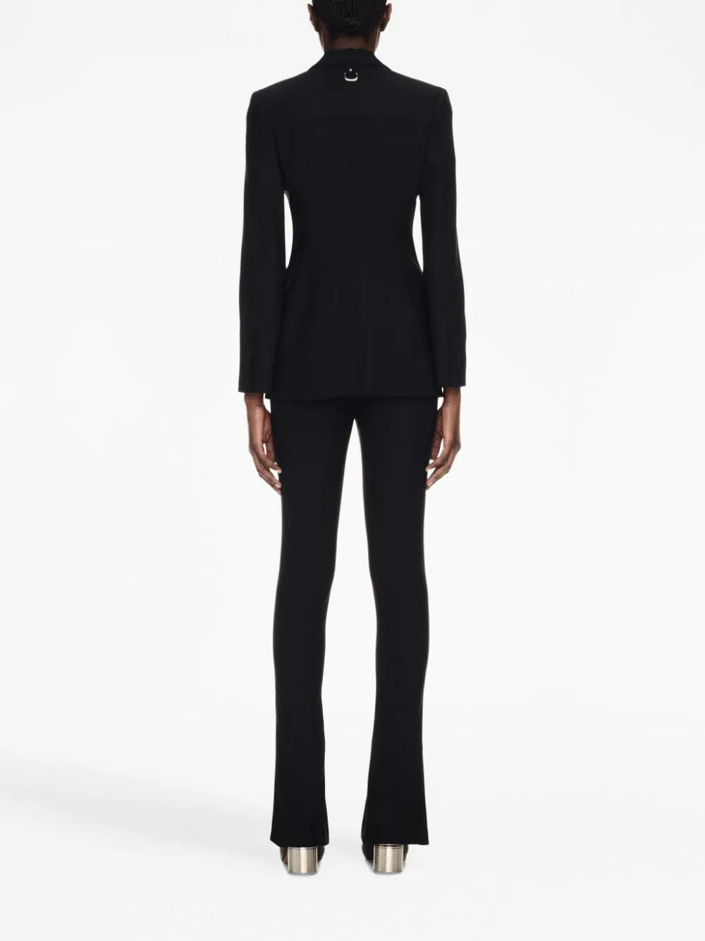 OFF-WHITE WOMEN Buckle Cargo Buckle Strap Jacket Black